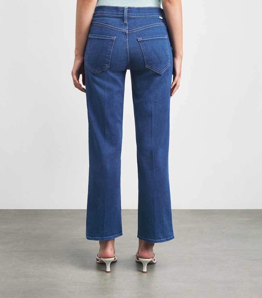 MOTHER Womens The Rambler Zip Ankle Jeans Pinkies Up Image 5
