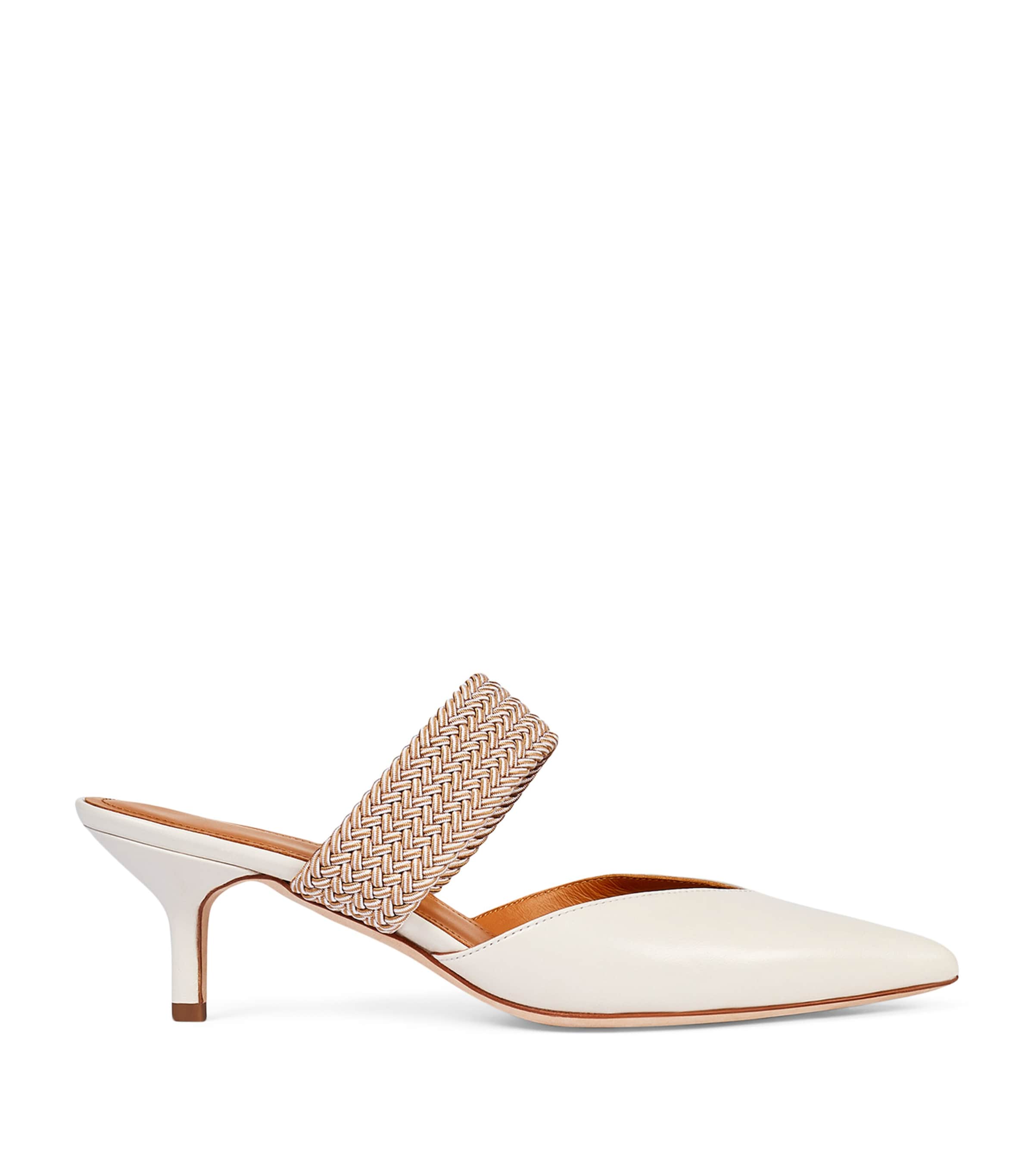 Leather Maisie Mules 45 CREAM Image 1