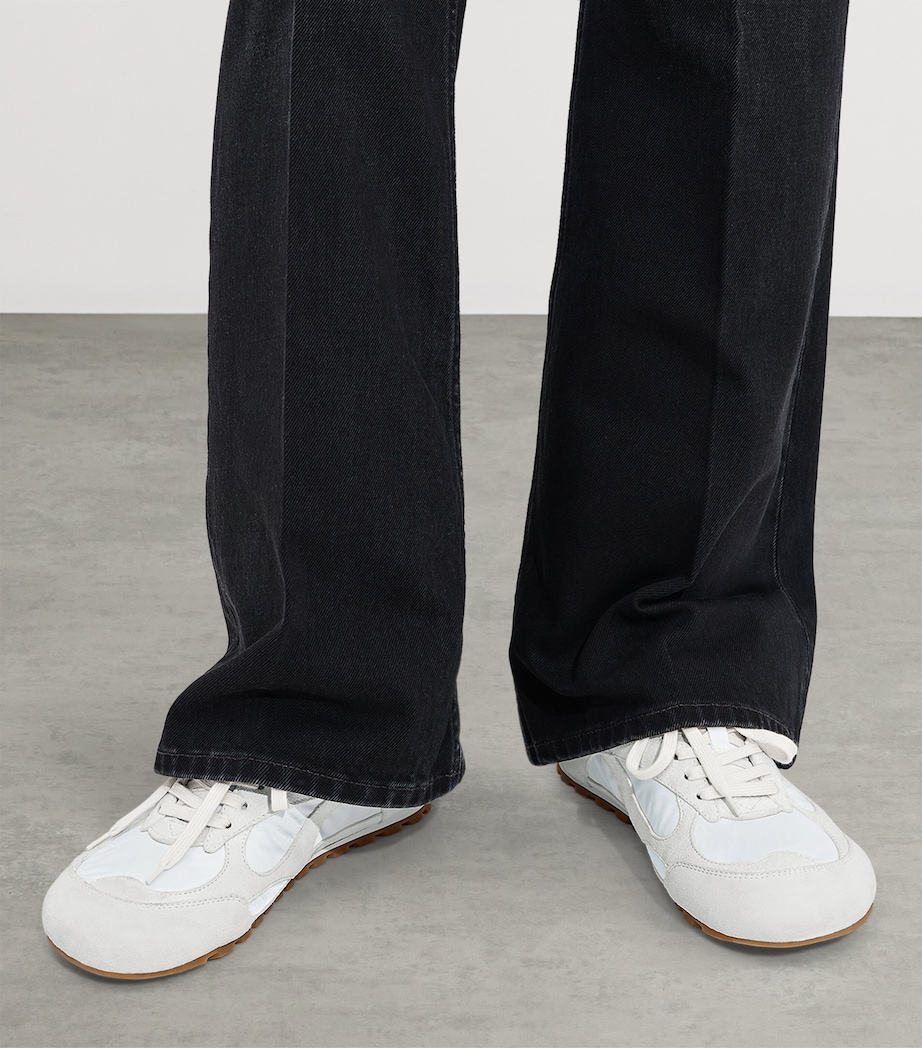 Bottega Veneta Suede-Panel Orbit Flash Sneakers Image 2