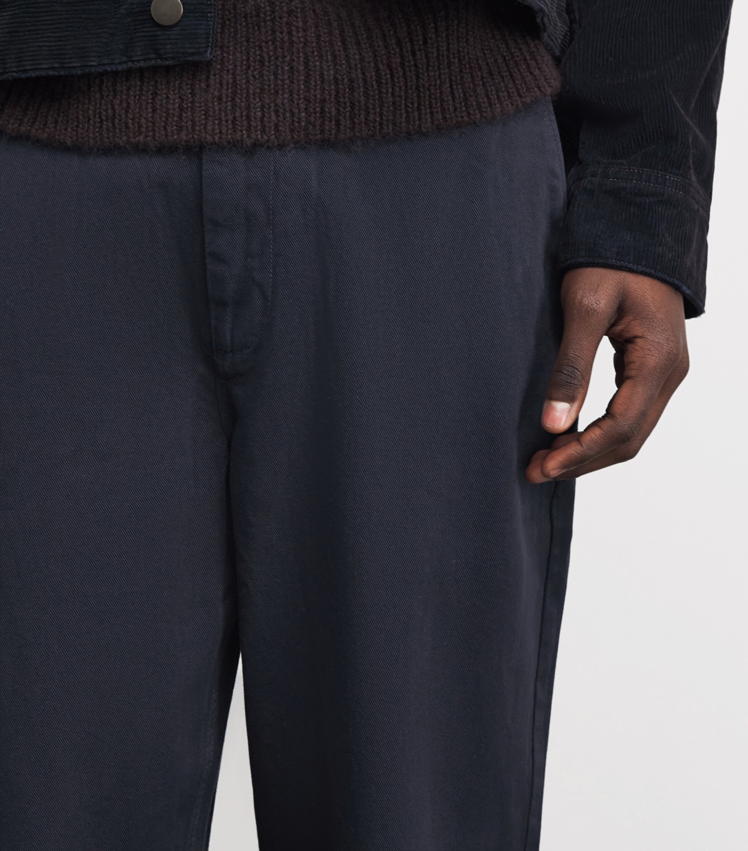 Organic Cotton Kirt Trousers NAVY Image 6