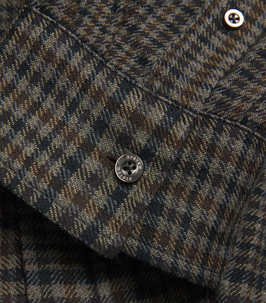 Relaxed Check Shirt KHAKI KK Image 5