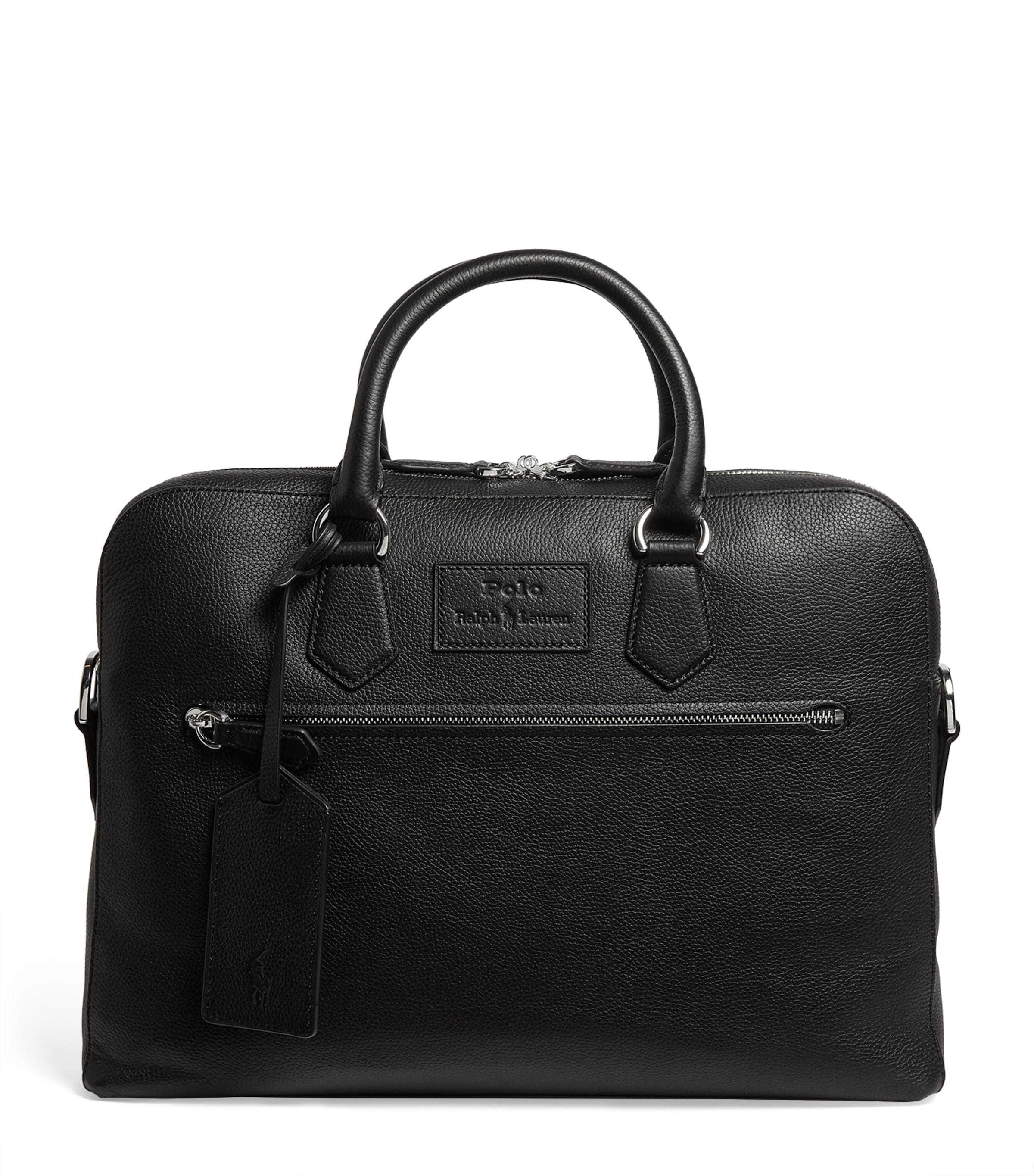 Polo ralph lauren leather briefcase hotsell