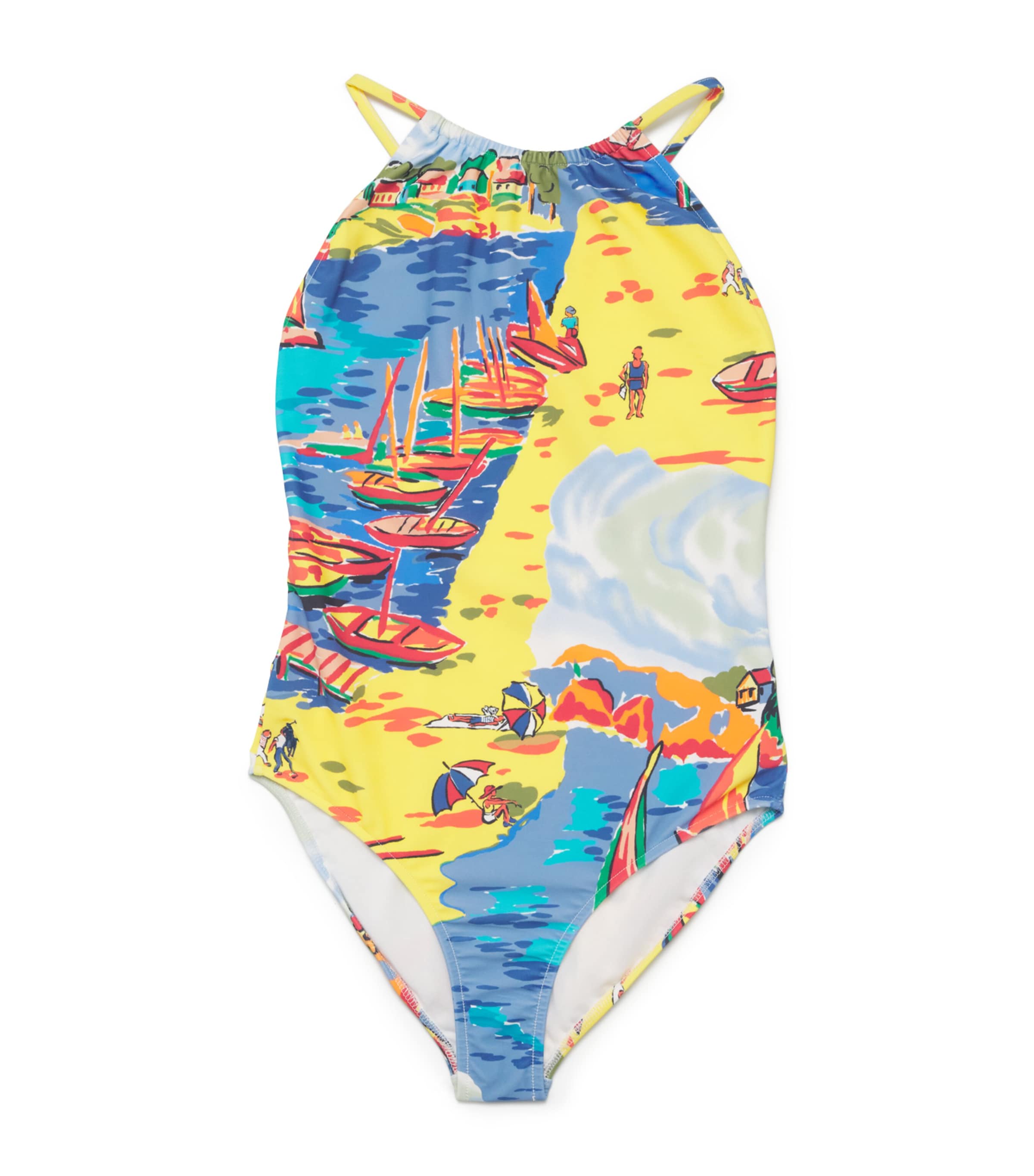 Ralph Lauren Kids Riviera Print Swimsuit (7-16 Years) Image 1