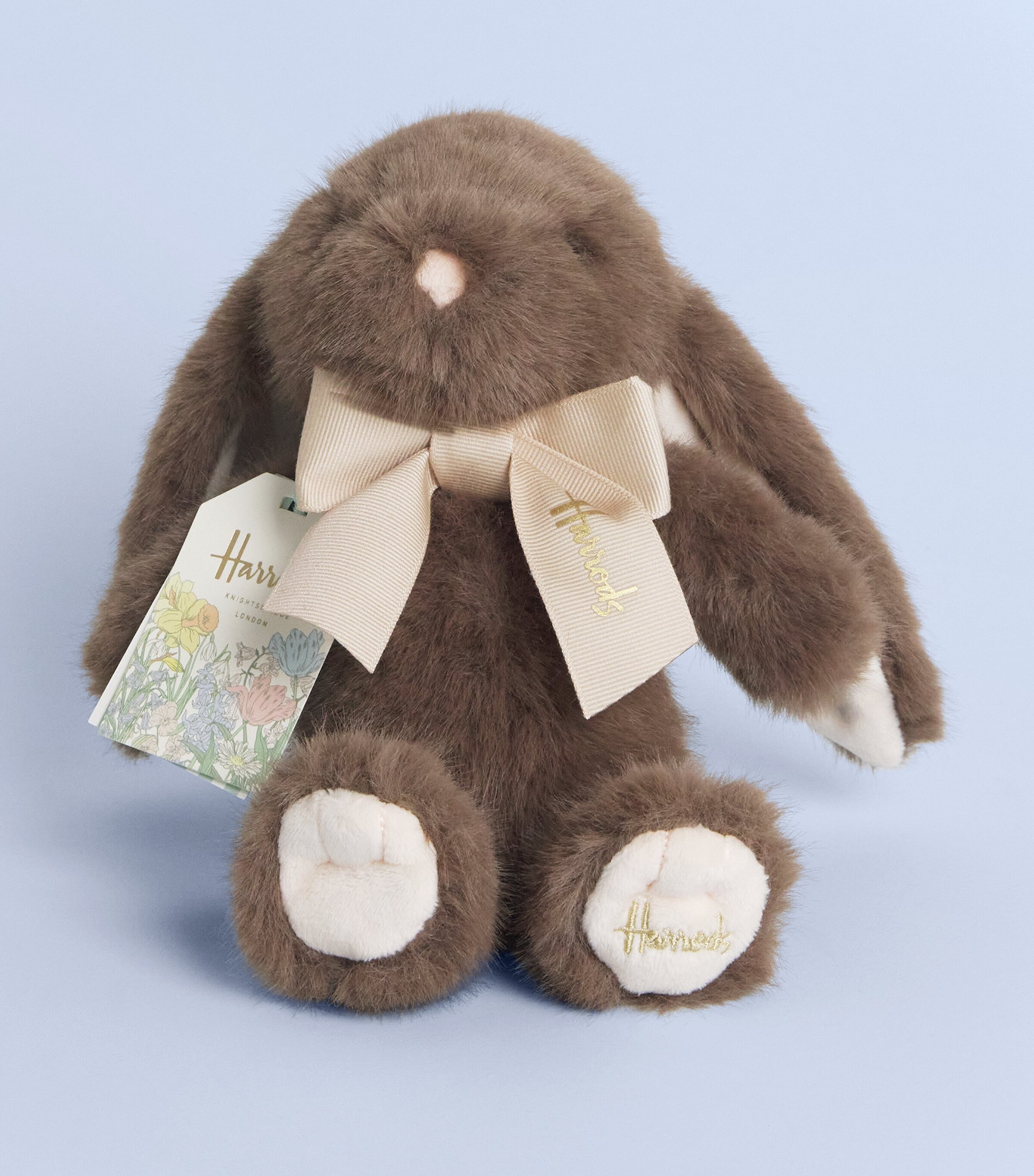 Harrods Bunny with Candy Carrot Sweets (15cm) Beige Image 2