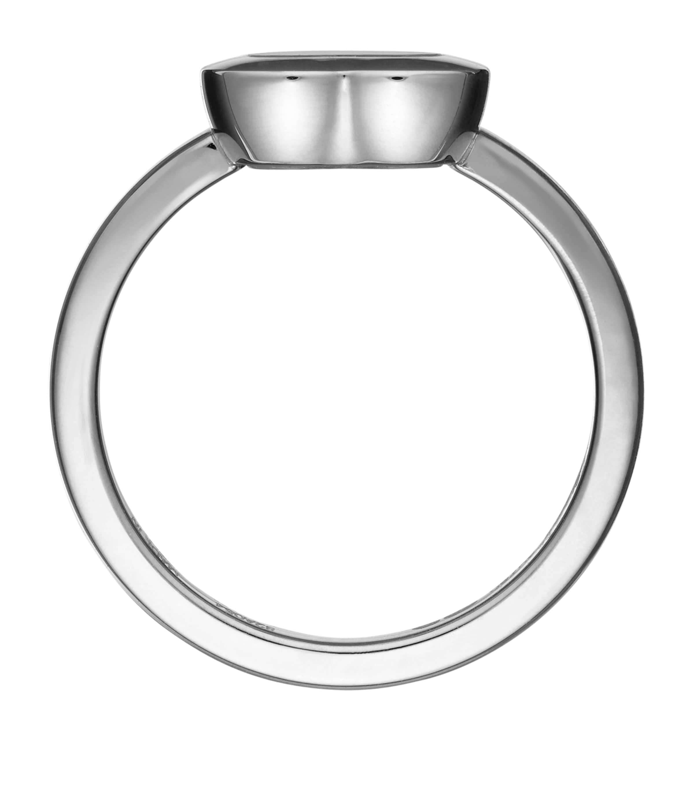White Gold and Diamond Happy Diamonds Icons Ring Image 2
