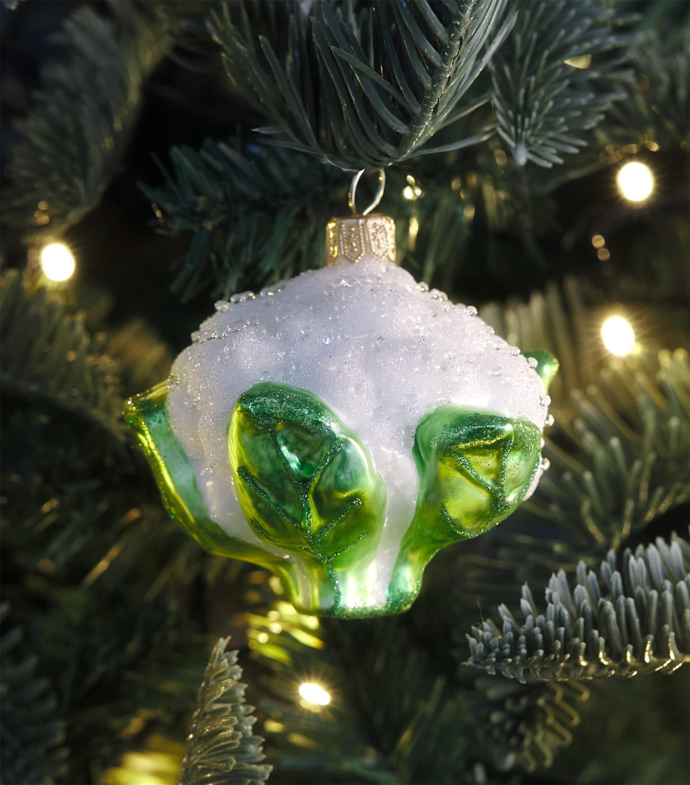 Harrods Glass Cauliflower Tree Decoration Image 3