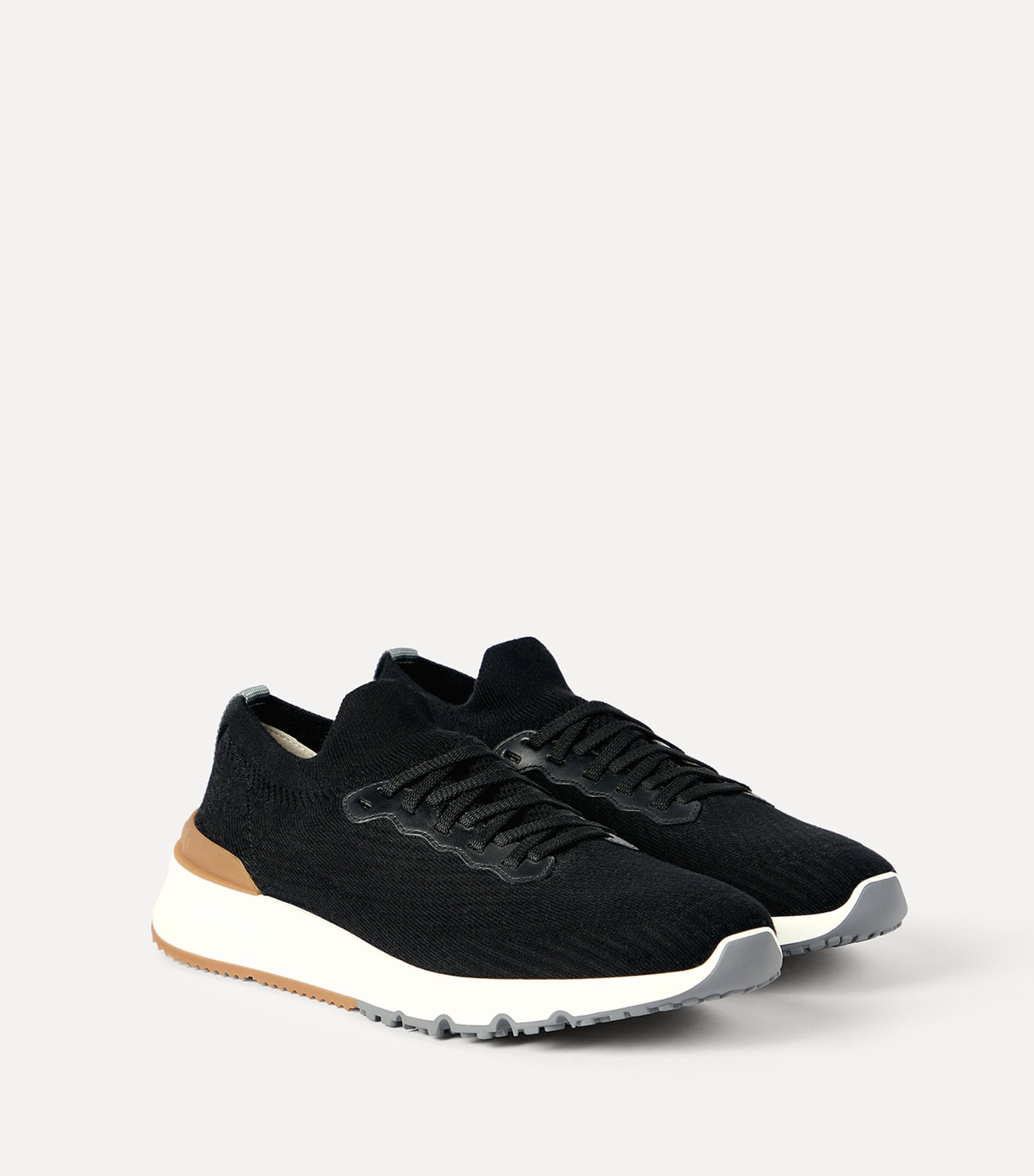Brunello Cucinelli Cotton Knitted Sneakers Image 3