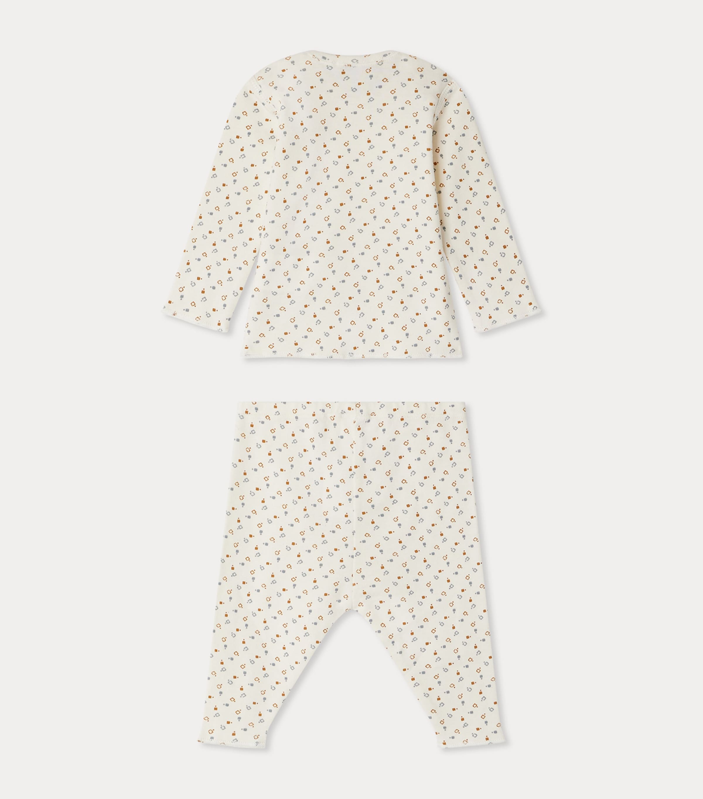 Printed Pyjama Set (1-18 Months) IMP NOISETTE Image 2