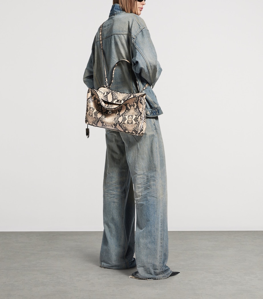 Medium Leather Rodeo Shoulder Bag 2417 Image 7