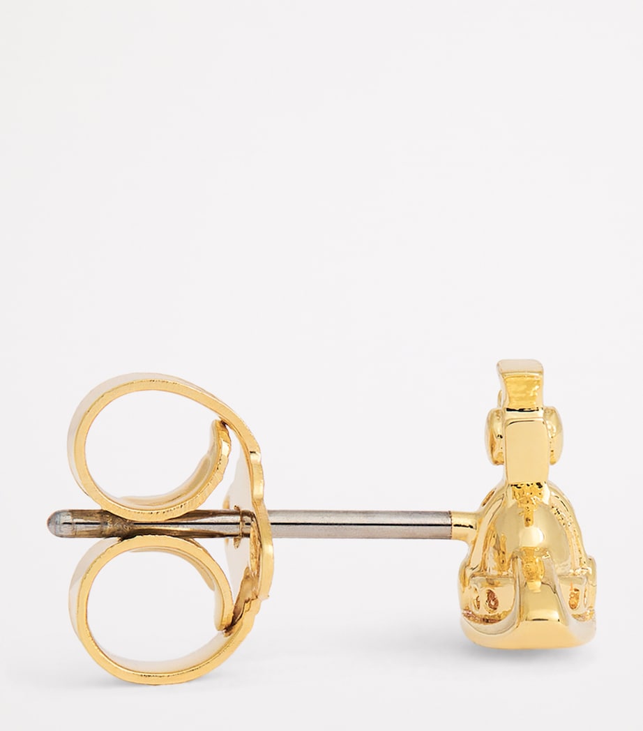 Lorelei Orb Stud Earrings R001 GOLD Image 4