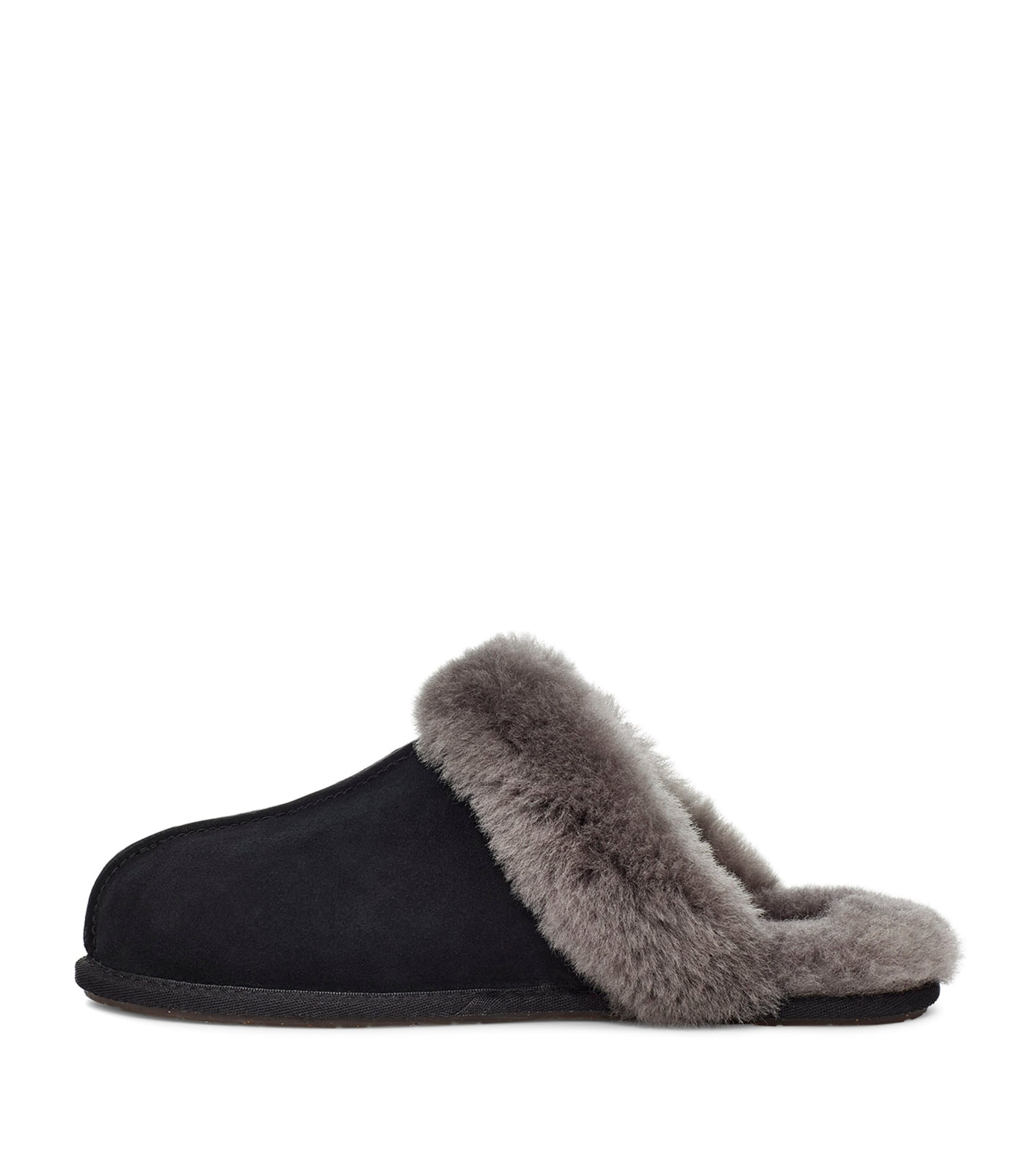 Suede Scuffette II Slippers BLK/GREY Image 3