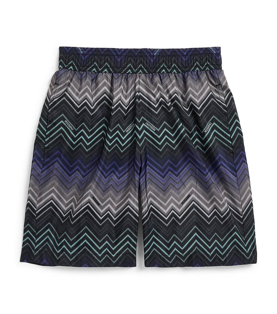 Missoni Kids Zigzag Swim Shorts (4-14 Years) Blu/multicolor Image 2