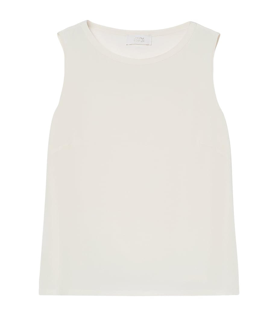 Marina Rinaldi Womens Silk Top Ice Image 1