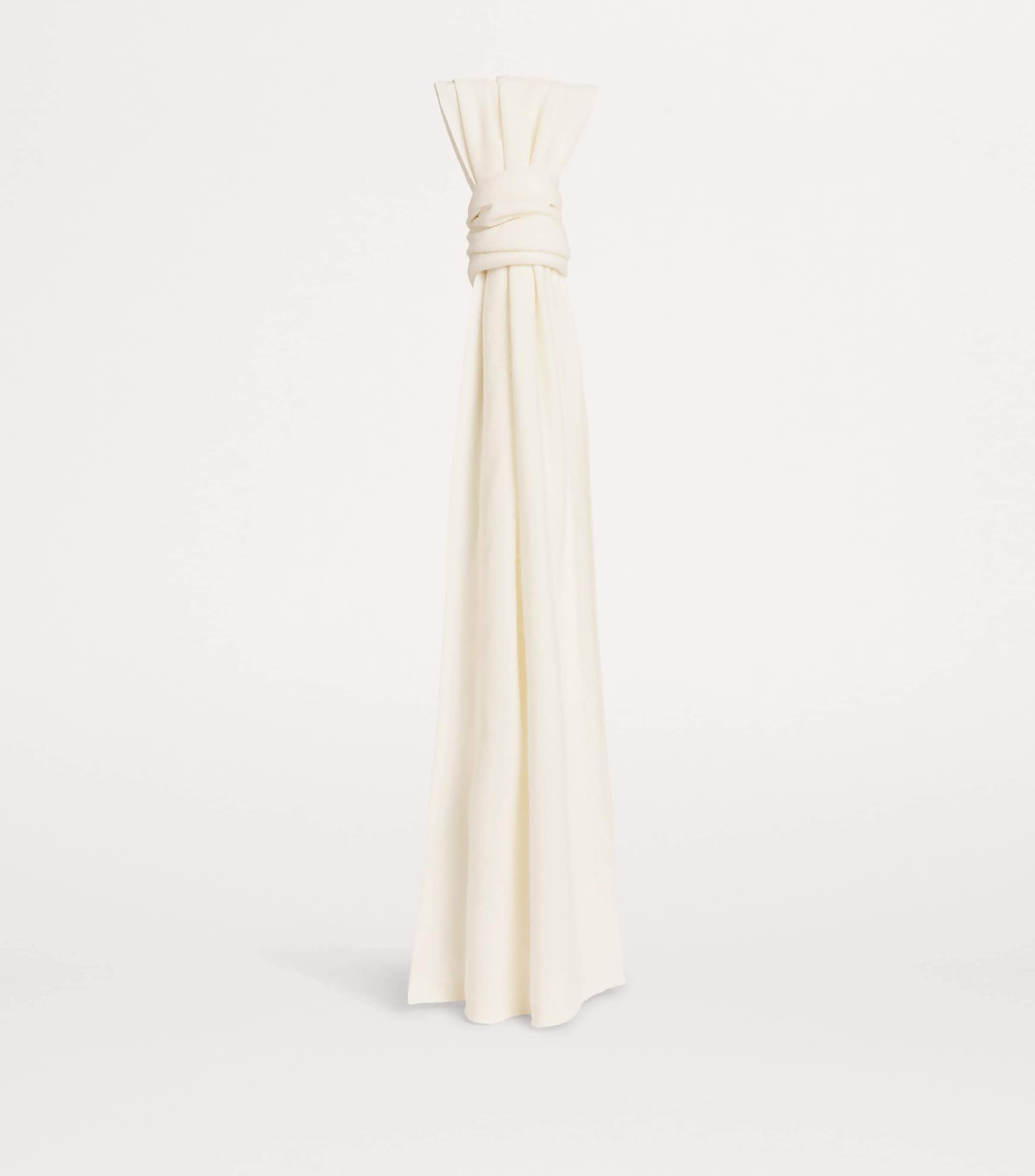 Cashmere Lightweight Scarf IVORY Image 3