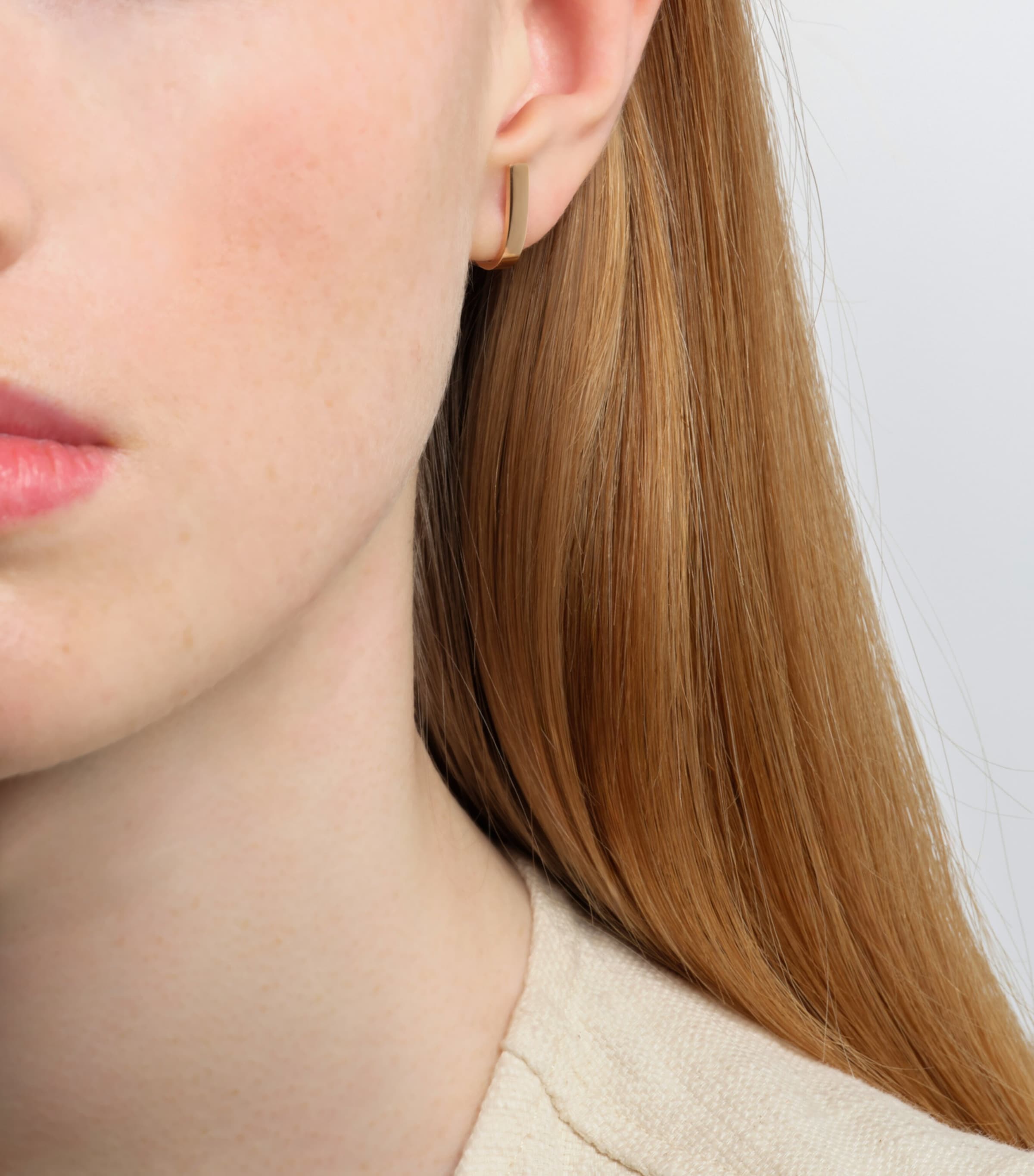 Repossi White Gold Berbere Single Hoop Earring White Gold Image 2
