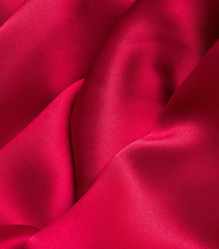 MAX&Co. Womens Silk Shirt Red Image 5