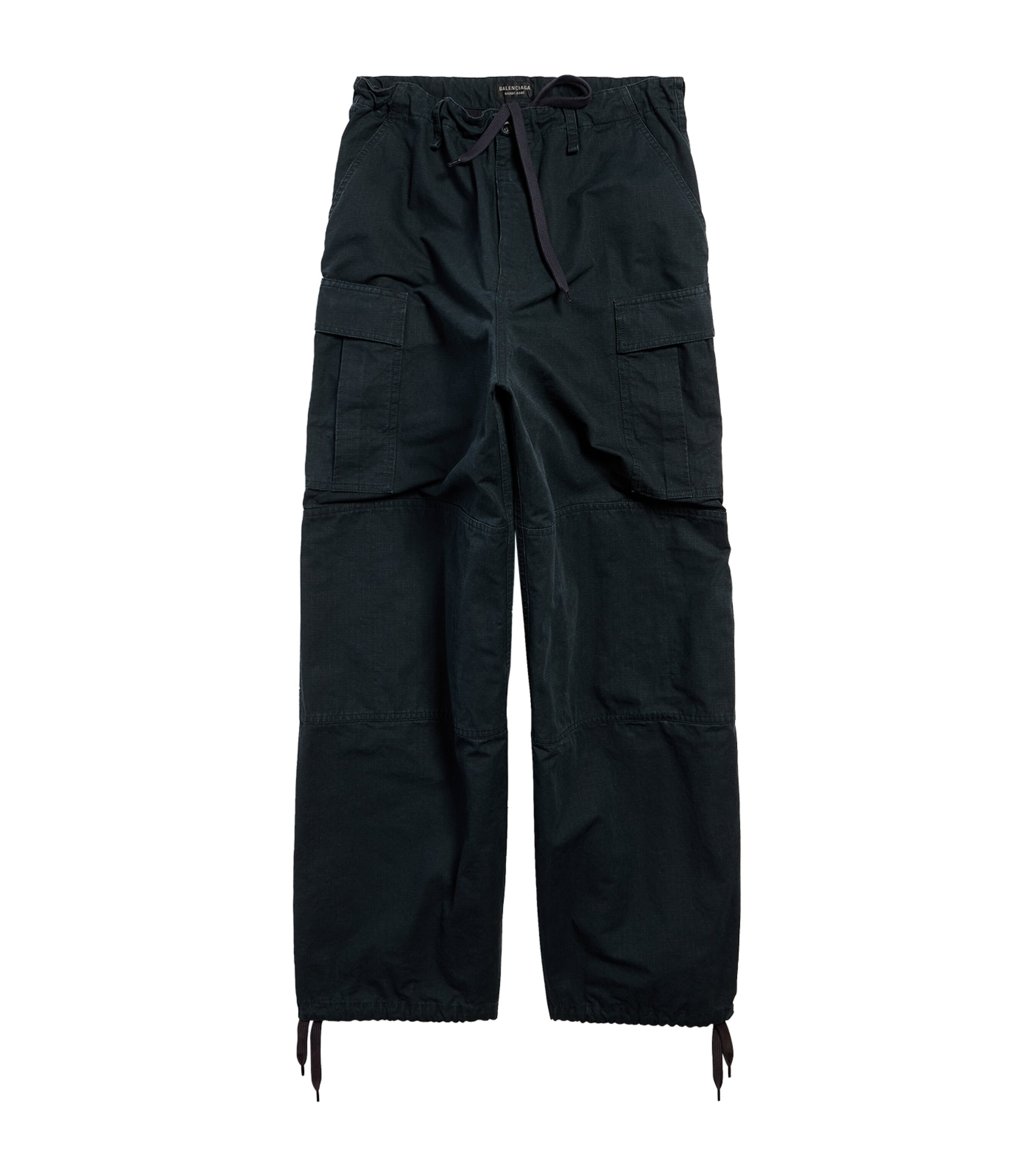 Balenciaga Ripstop Cargo Pants In Blue