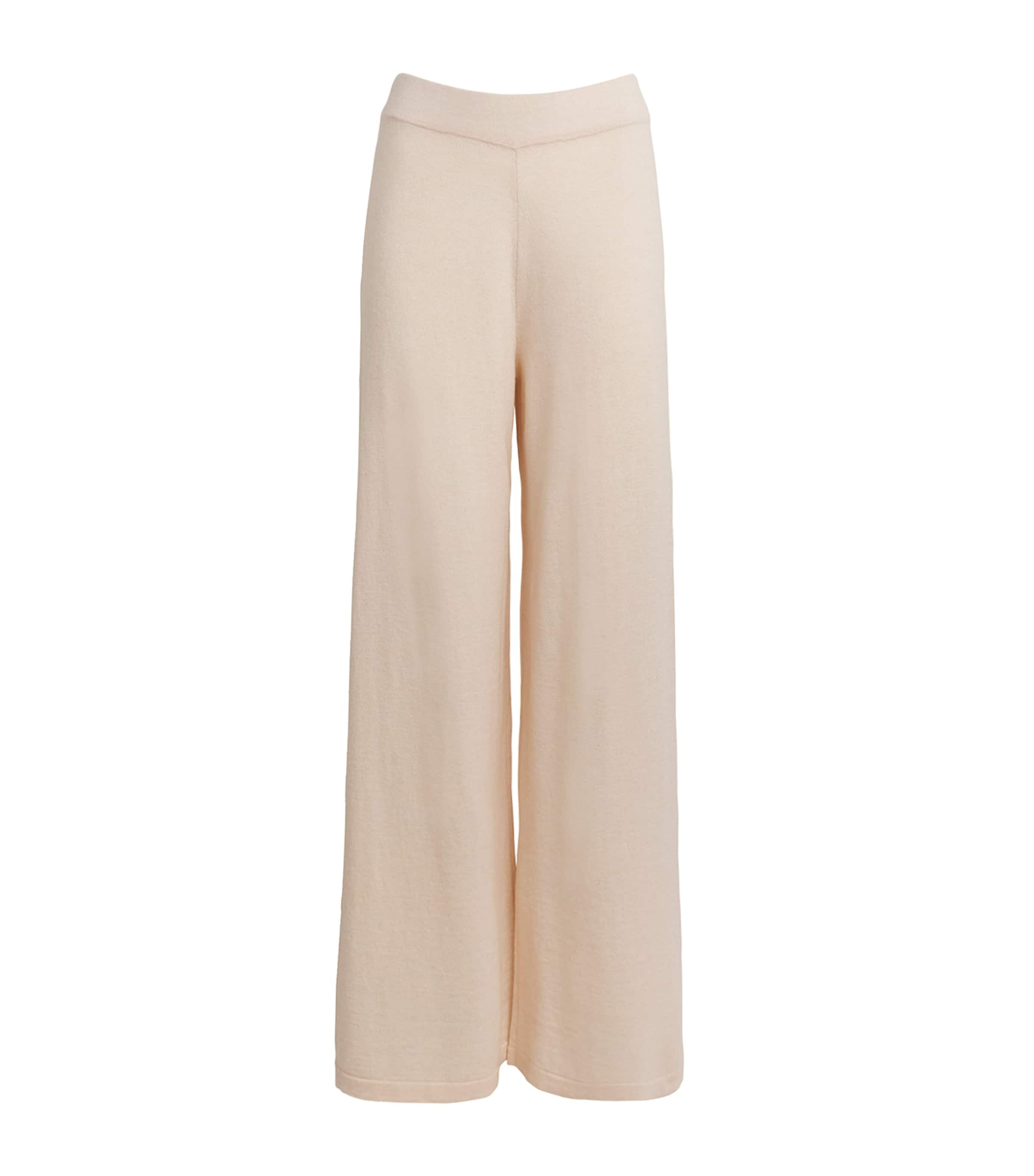 Shop Falke Virgin Wool-blend Trousers In Pink