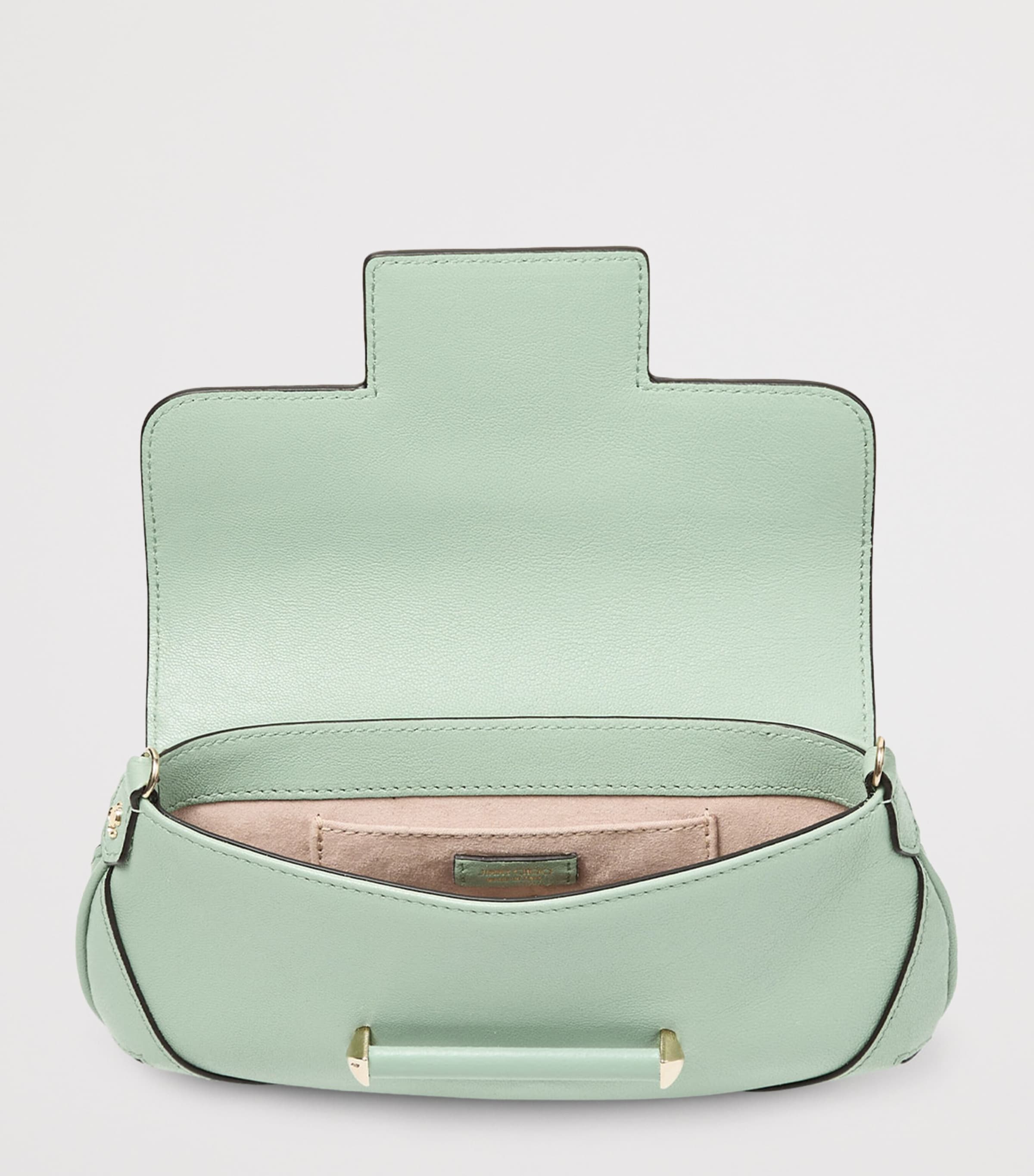 Mini Bar Chain Wallet Bag VERDE/SHINY GOLD Image 4