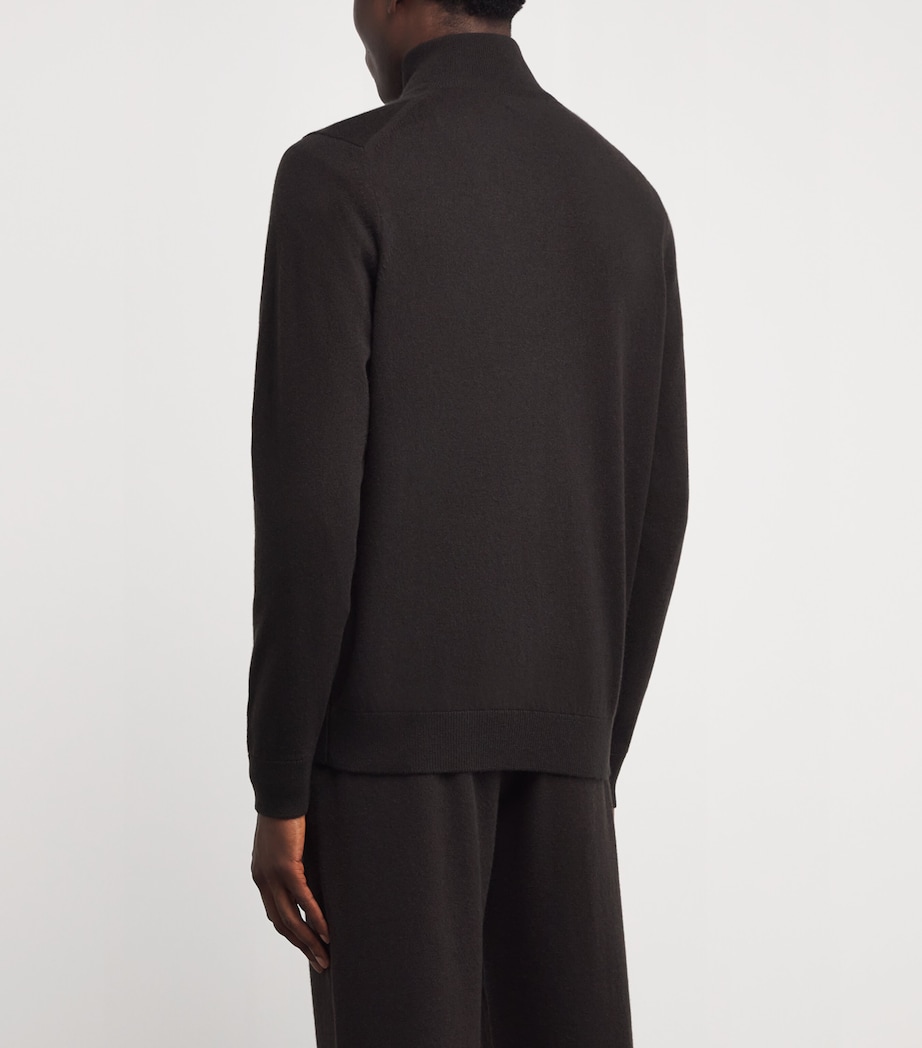 Cashmere Quarter-Zip Sweatshirt Q25381 MLSSS/CAMEL Image 4