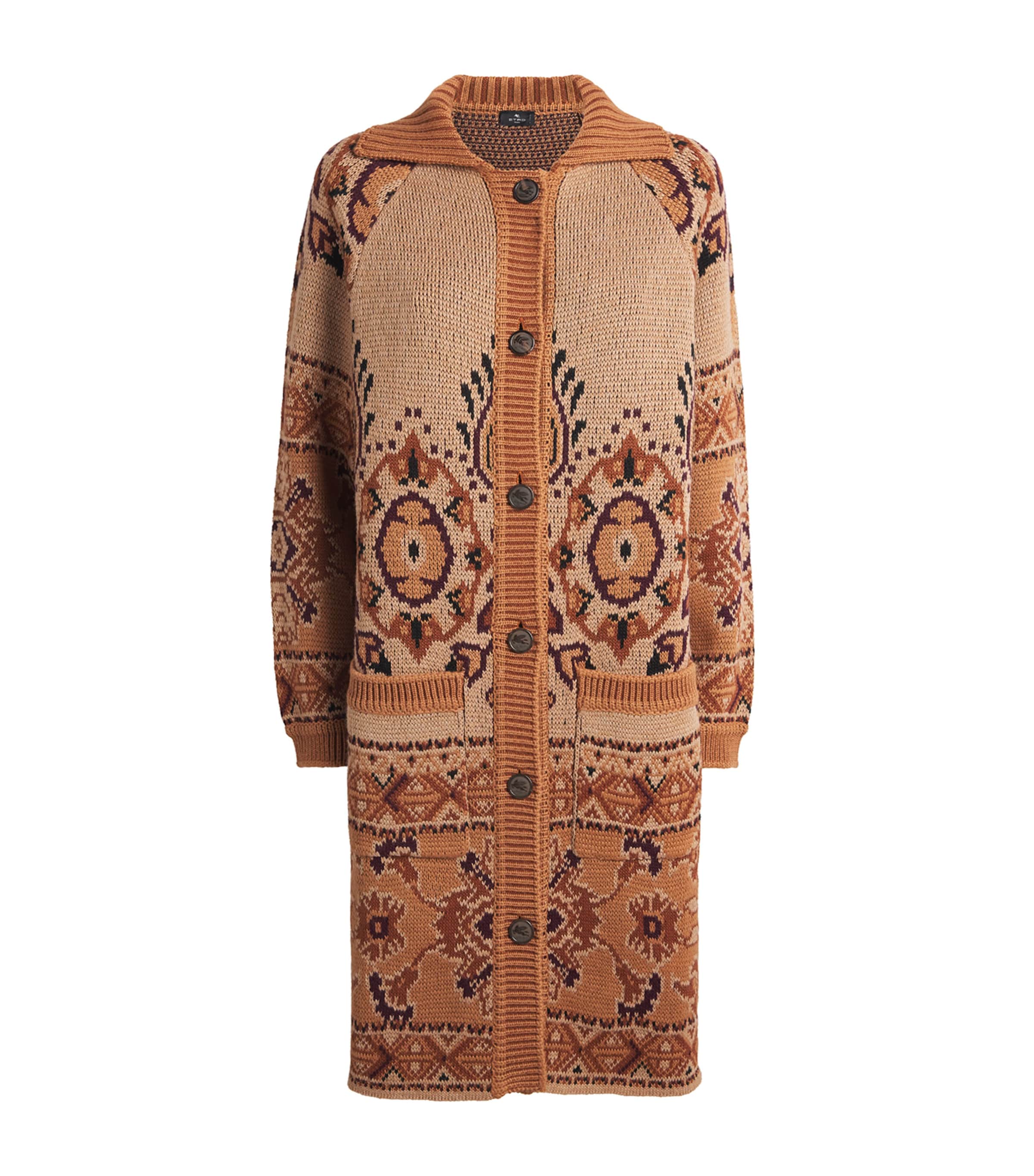 Wool-Blend Longline Cardigan S9825 Image 1