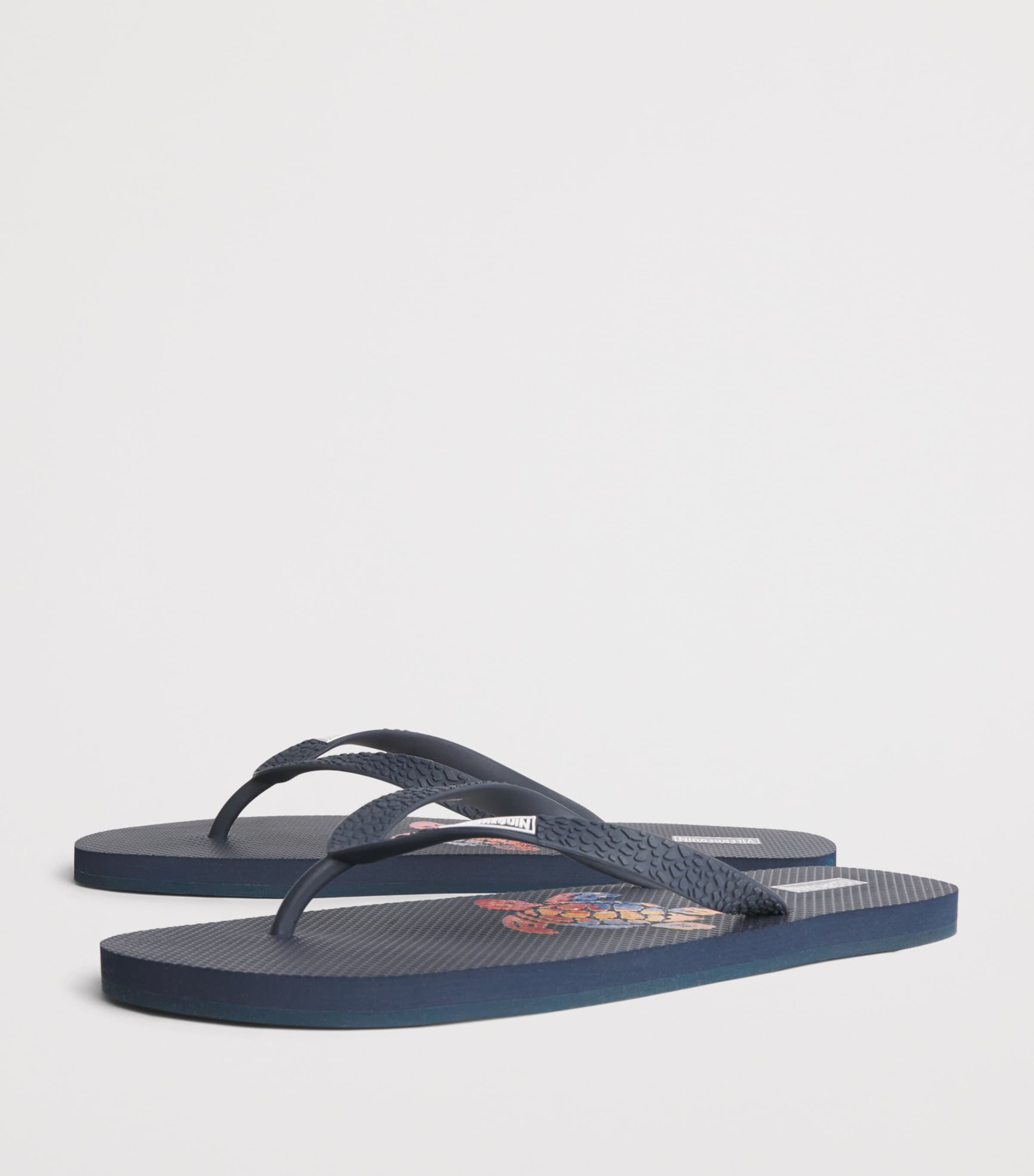 Vilebrequin Turtle Flip Flops Bleu Marine Image 3