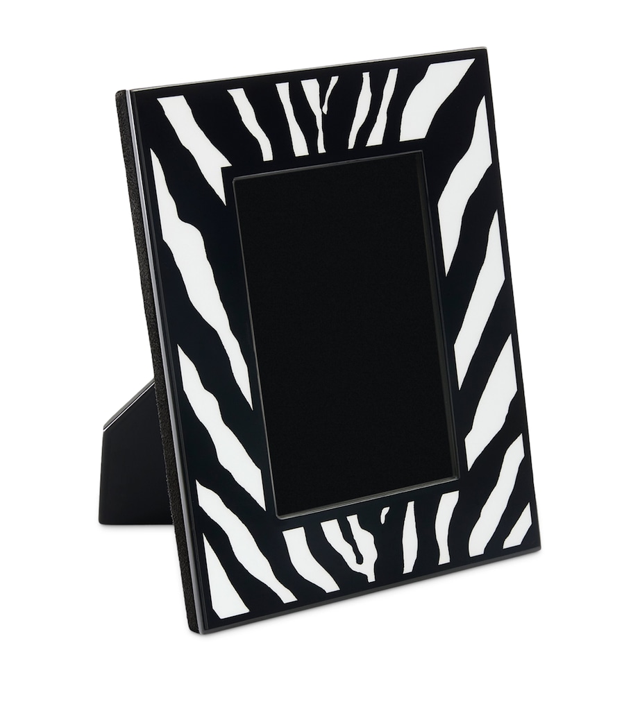 Lacquered Wood Zebra Photo Frame (8.7" x 6.7") UZ003 ZEBRA Image 3