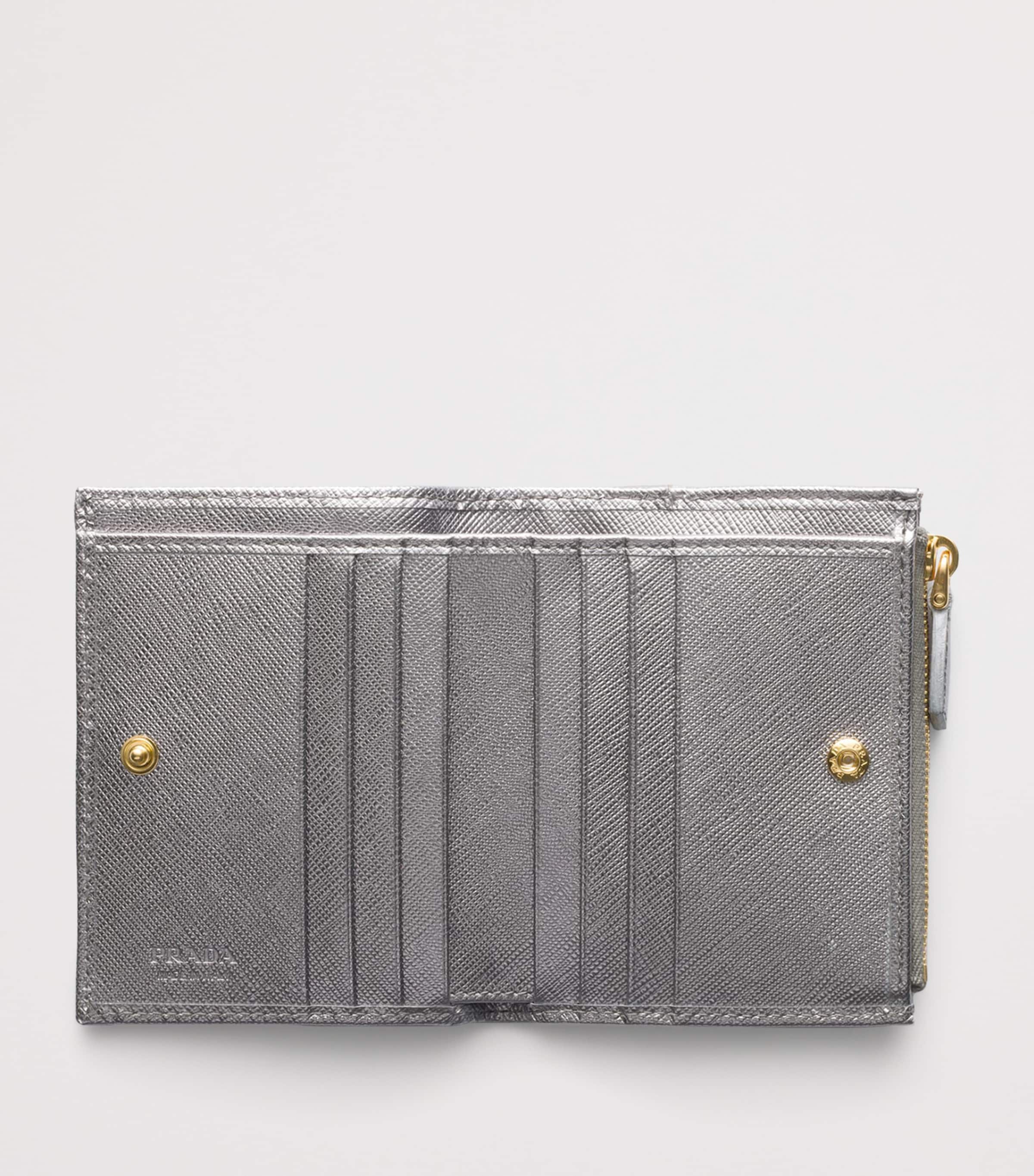 Small Saffiano Leather Wallet F0135 Image 2