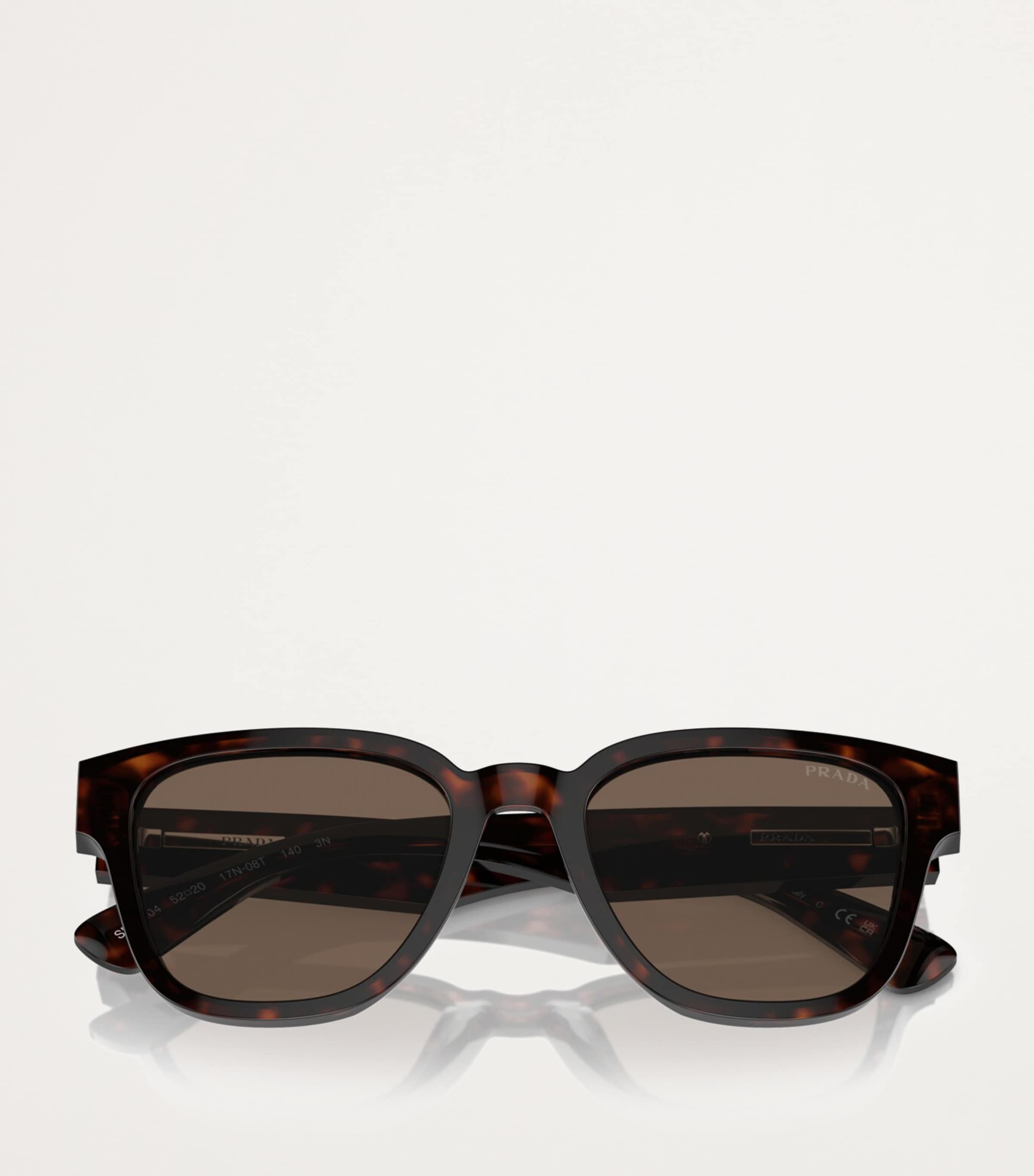 Prada Acetate Rectangular Sunglasses Image 5