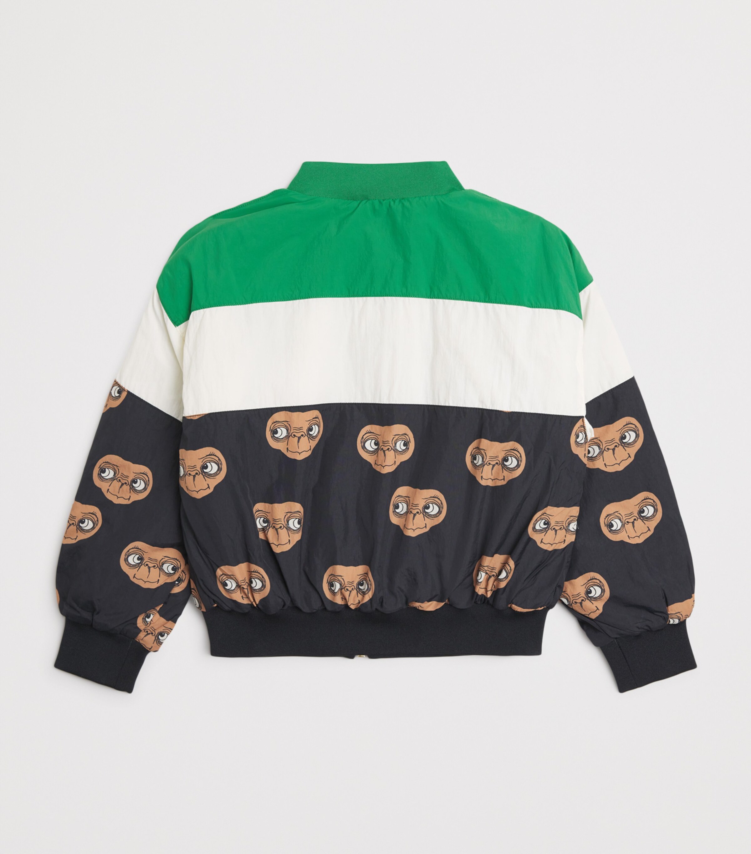 Mini Rodini x E.T. Printed Bomber Jacket (3-11 Years) Green Image 2