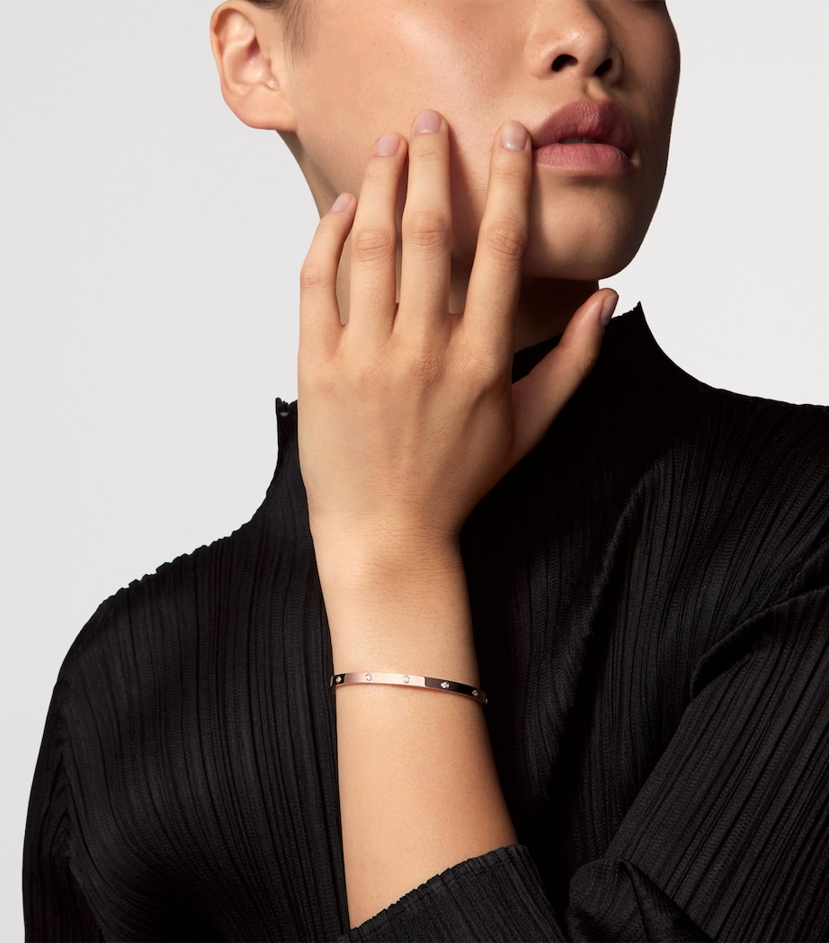 Cartier Small Rose Gold and Diamond LOVE Bracelet Rose Gold Image 11