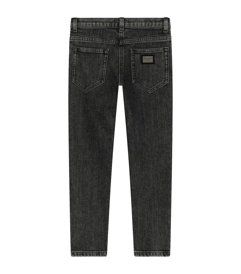 Straight Jeans (2-6 Years) N0000-BLACK Image 2