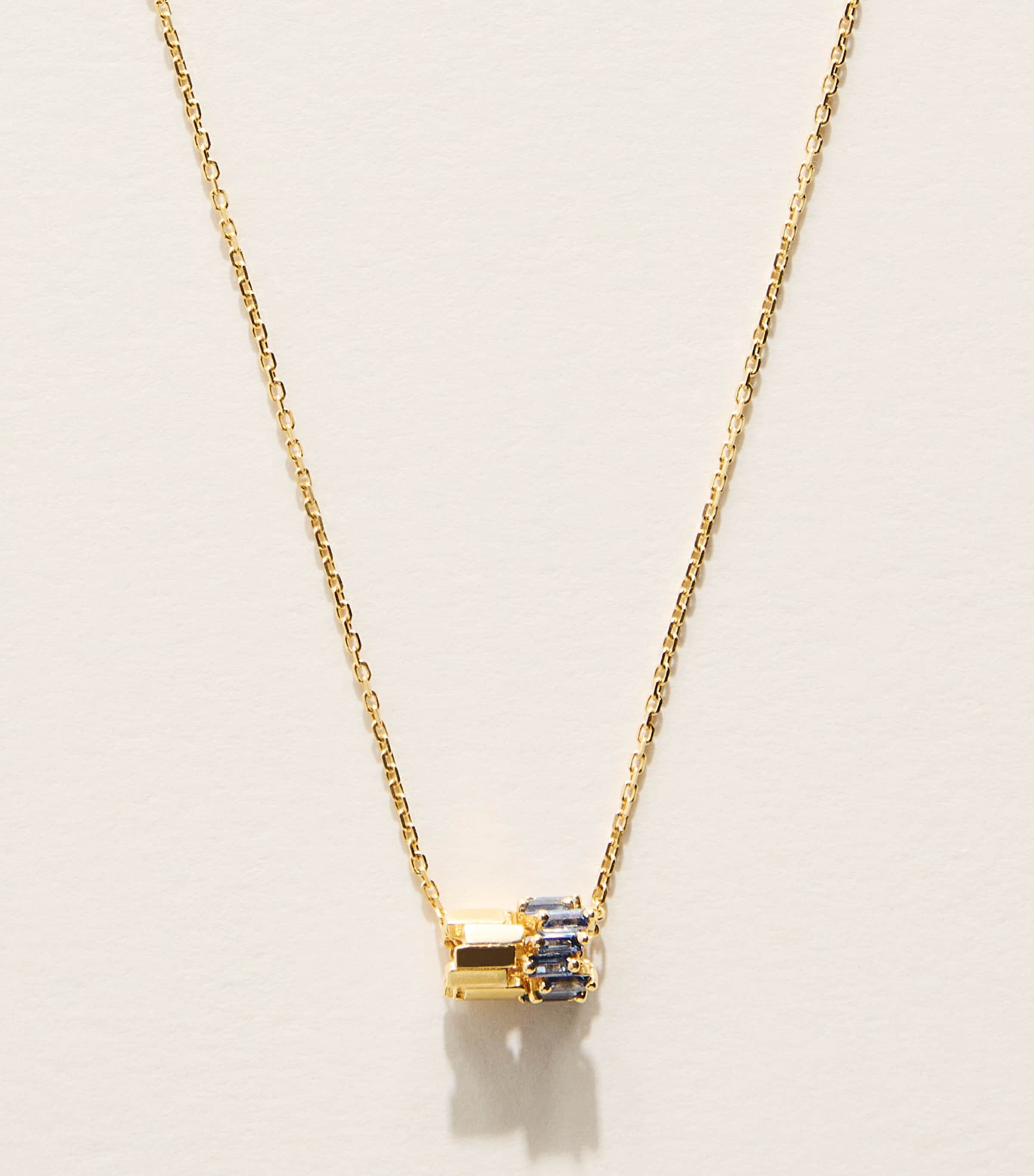 Suzanne Kalan Yellow Gold and Blue Sapphire Infinite Roundelle Pendant Necklace Yg/lb Image 1