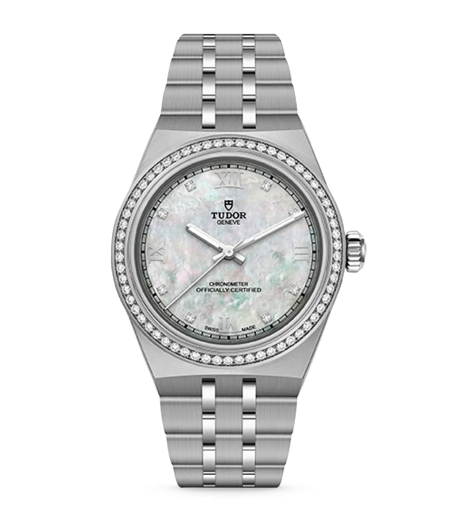 TUDOR Royal Stainless Steel Watch 30mm Mother Of Pearl Image 1