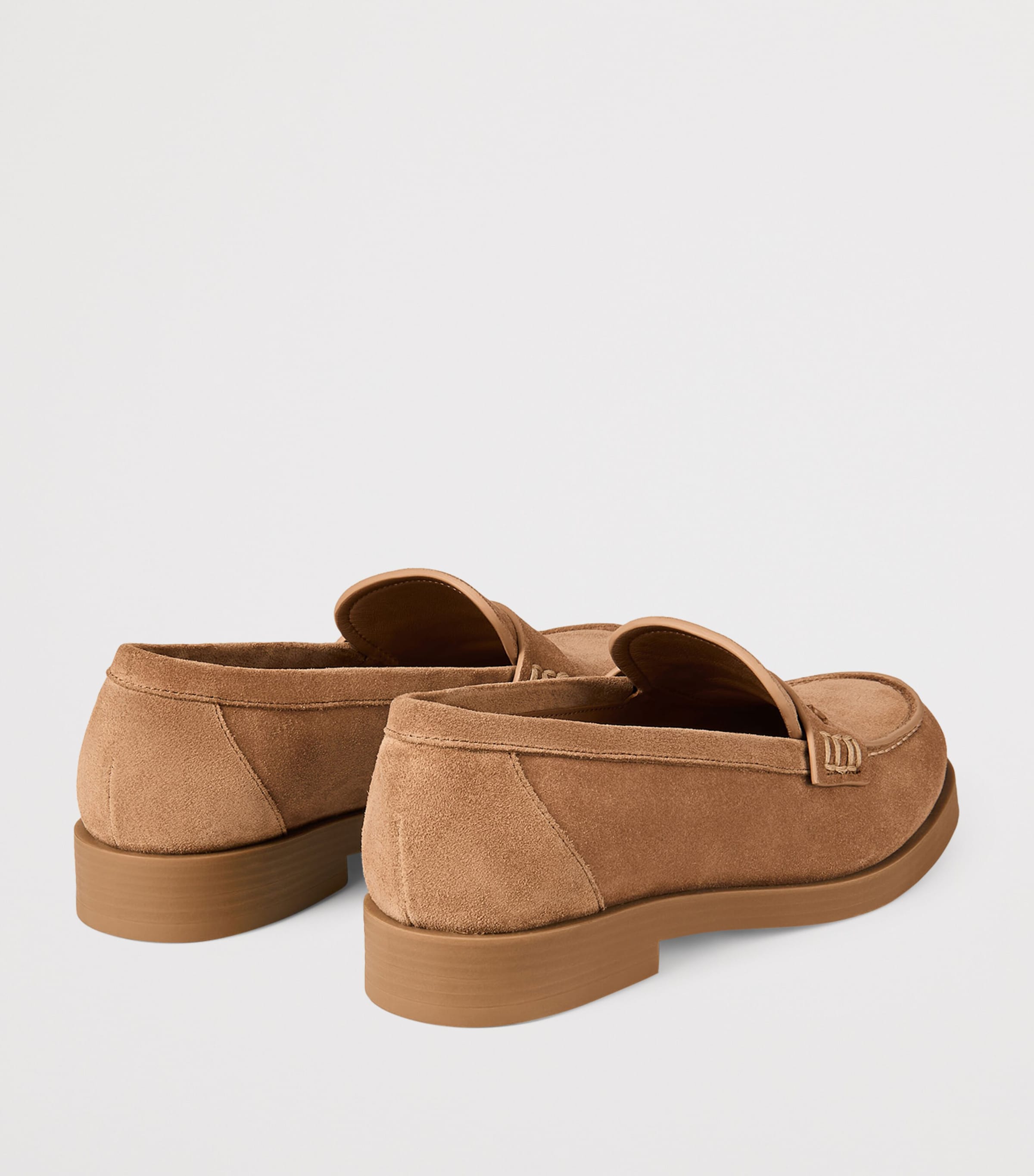 Velvet Suede Ivy Loafers TOFFEE Image 4