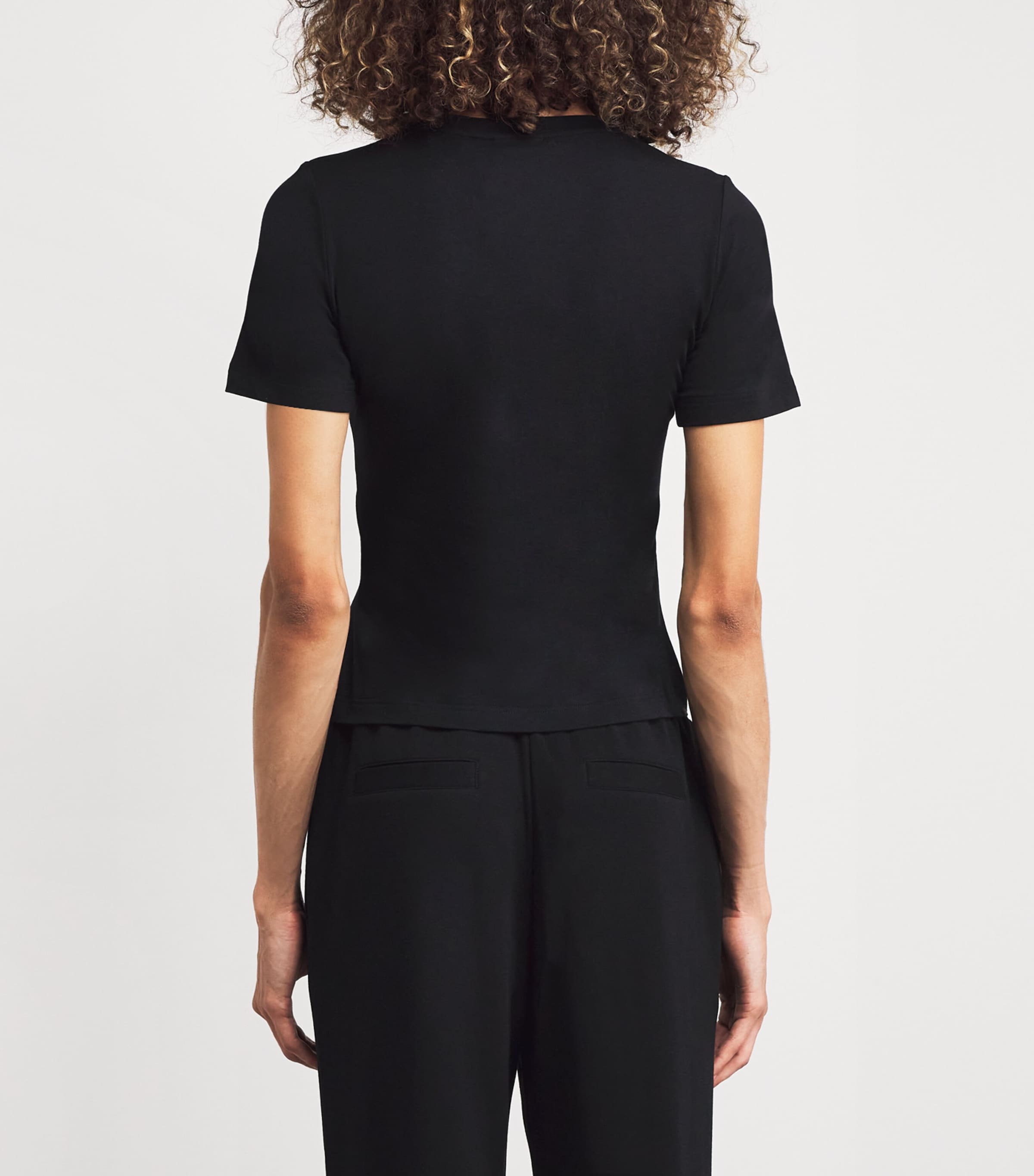 Jersey Regina Slim T-Shirt BLACK Image 4