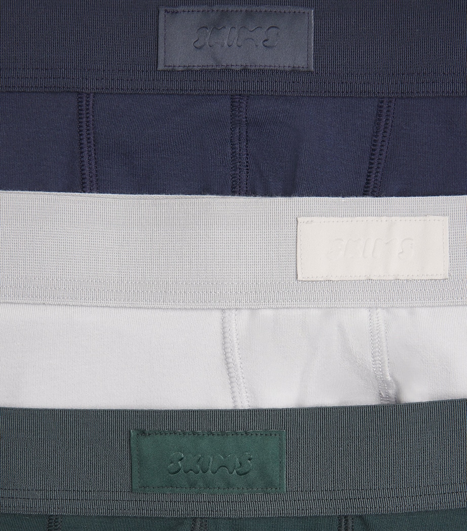 Stretch-Jersey Boxer Briefs (Pack of 3) BLUE BLACK MULTI Image 5