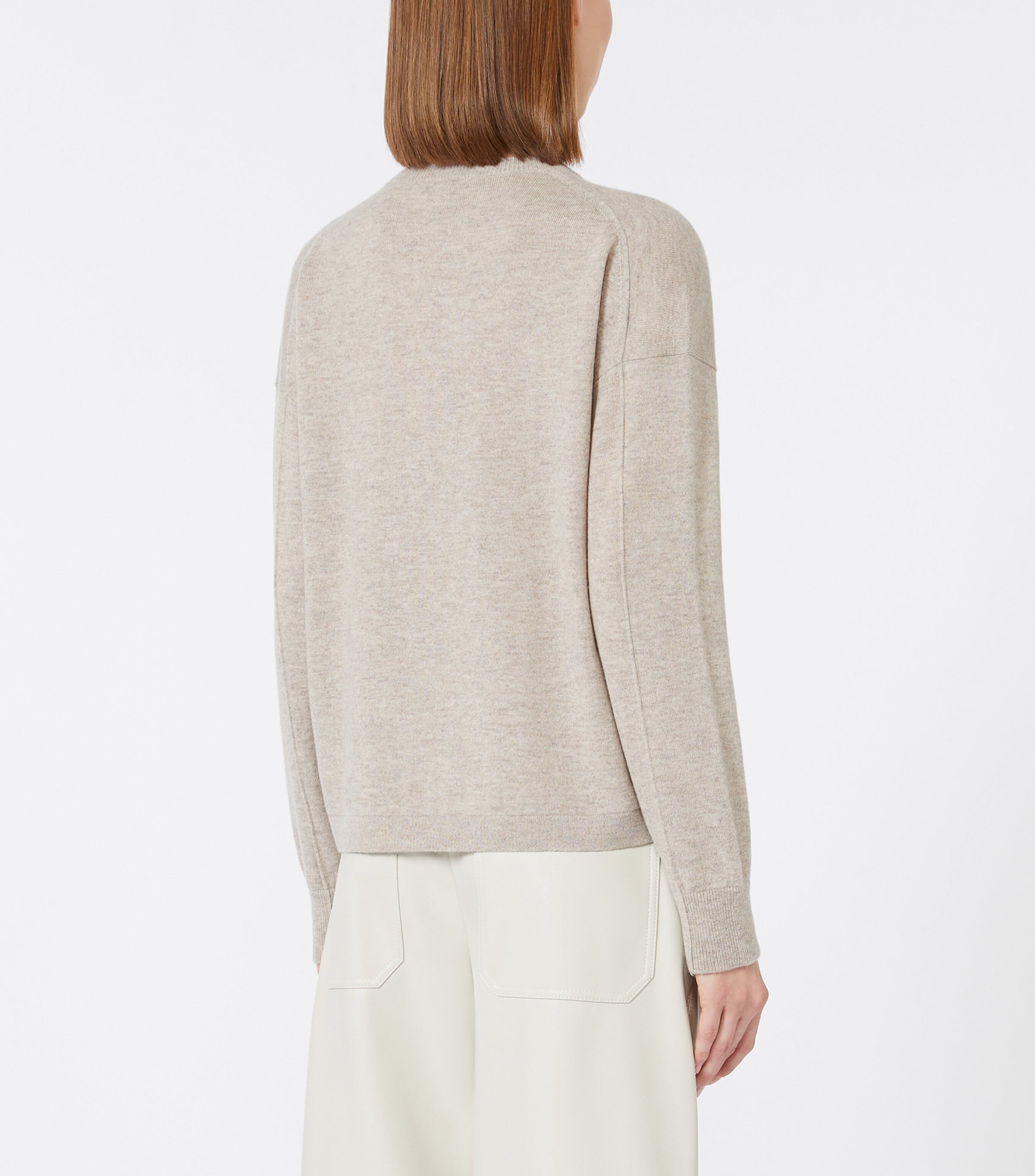 Virgin Wool-Cashmere Sweater BEIGE Image 4