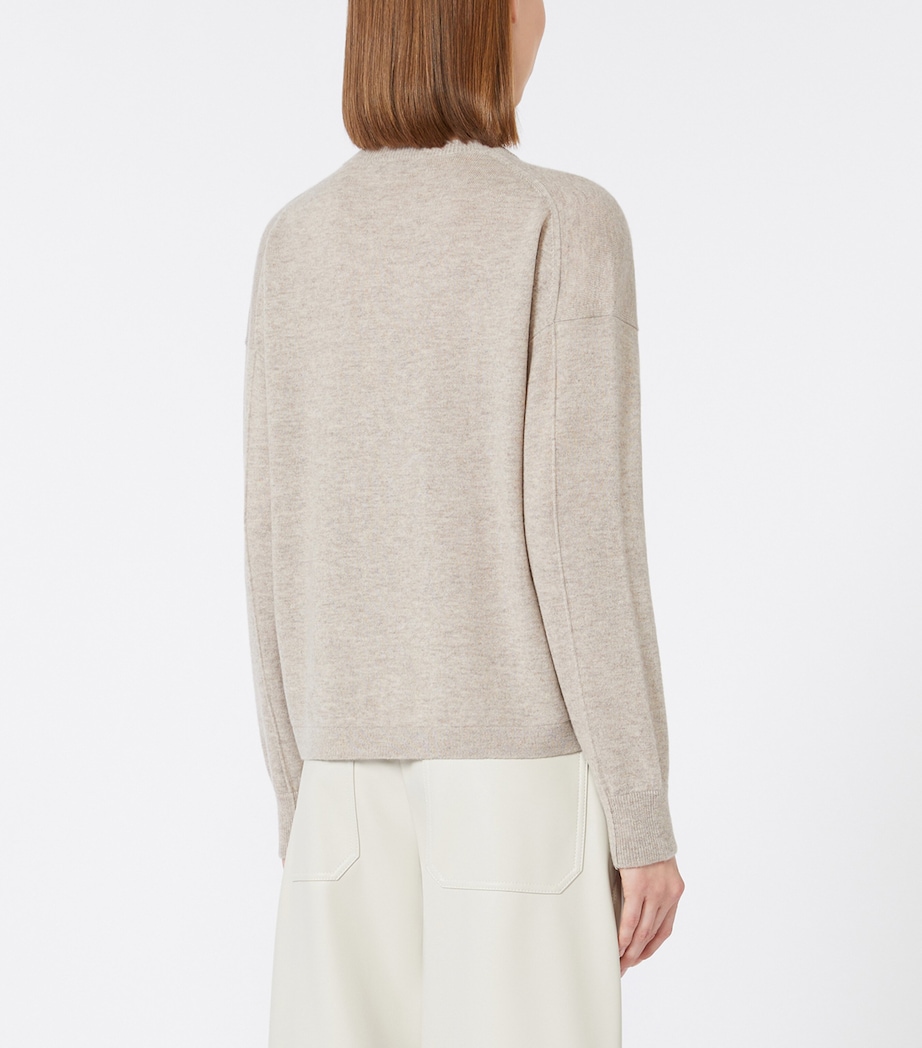 Virgin Wool-Cashmere Sweater BEIGE Image 4