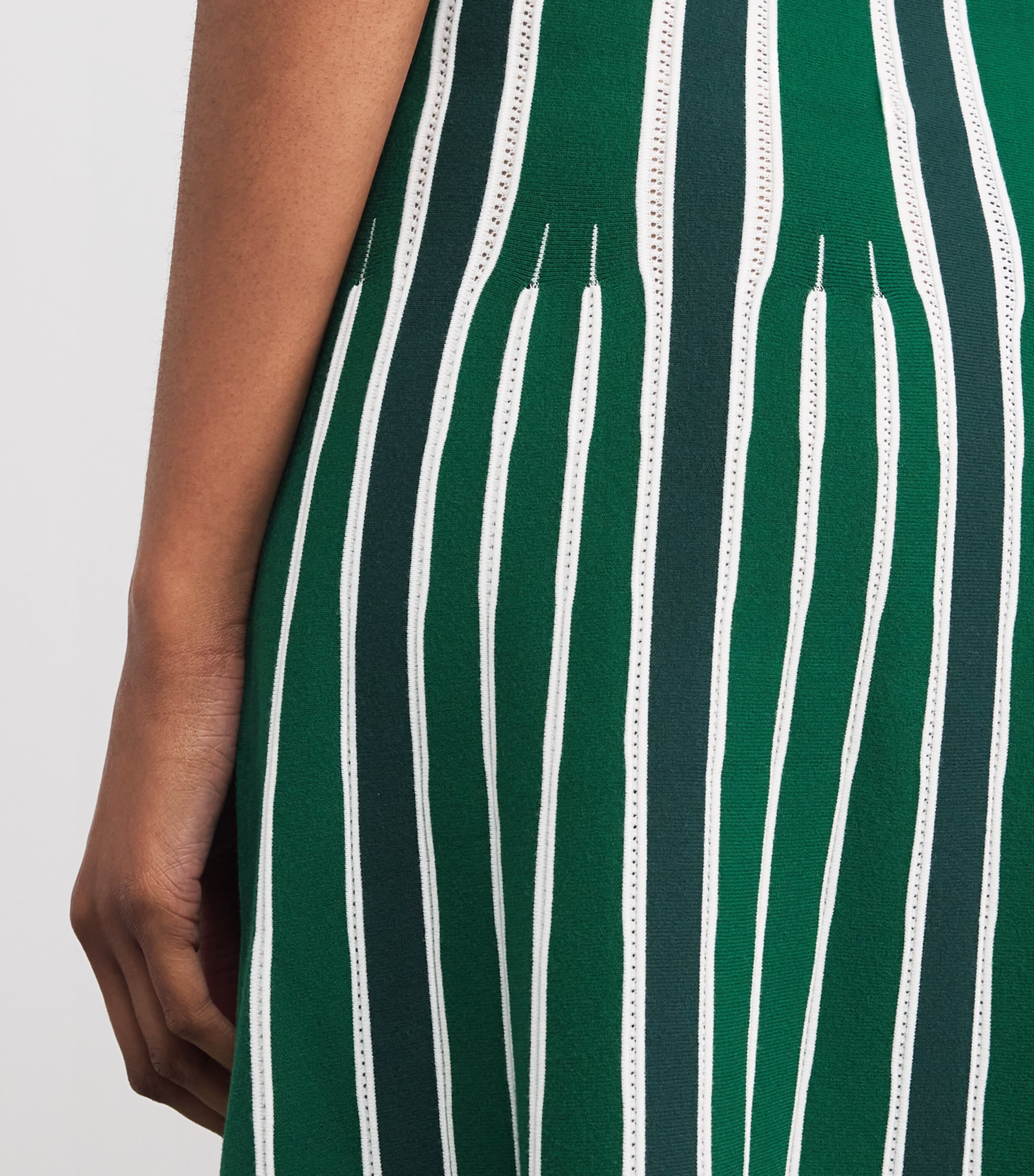 Max Mara Stripe Tallone Knitted Midi Dress | Harrods HK