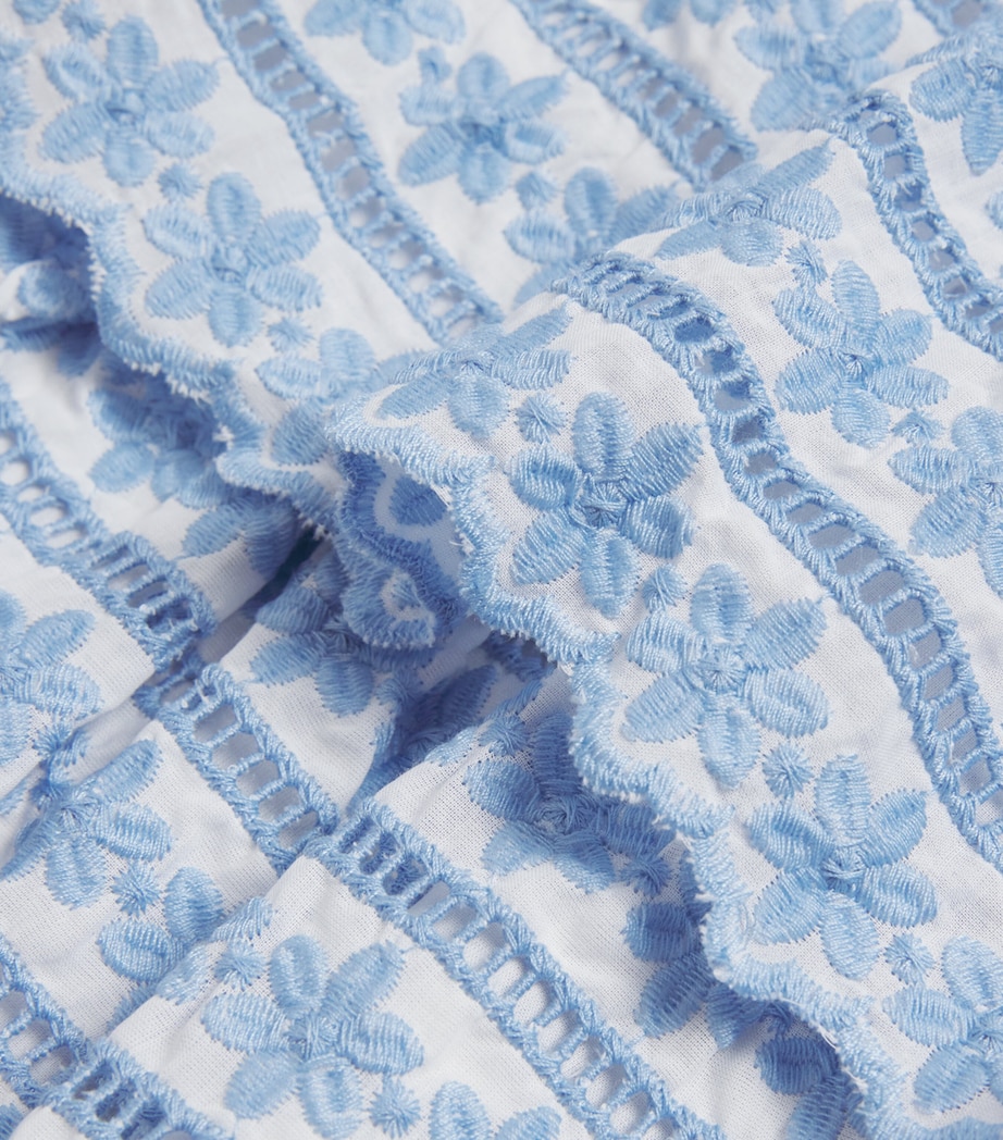 MARLO Frilled Odessa Maxi Skirt (2-16 Years) Powder Blue Image 3