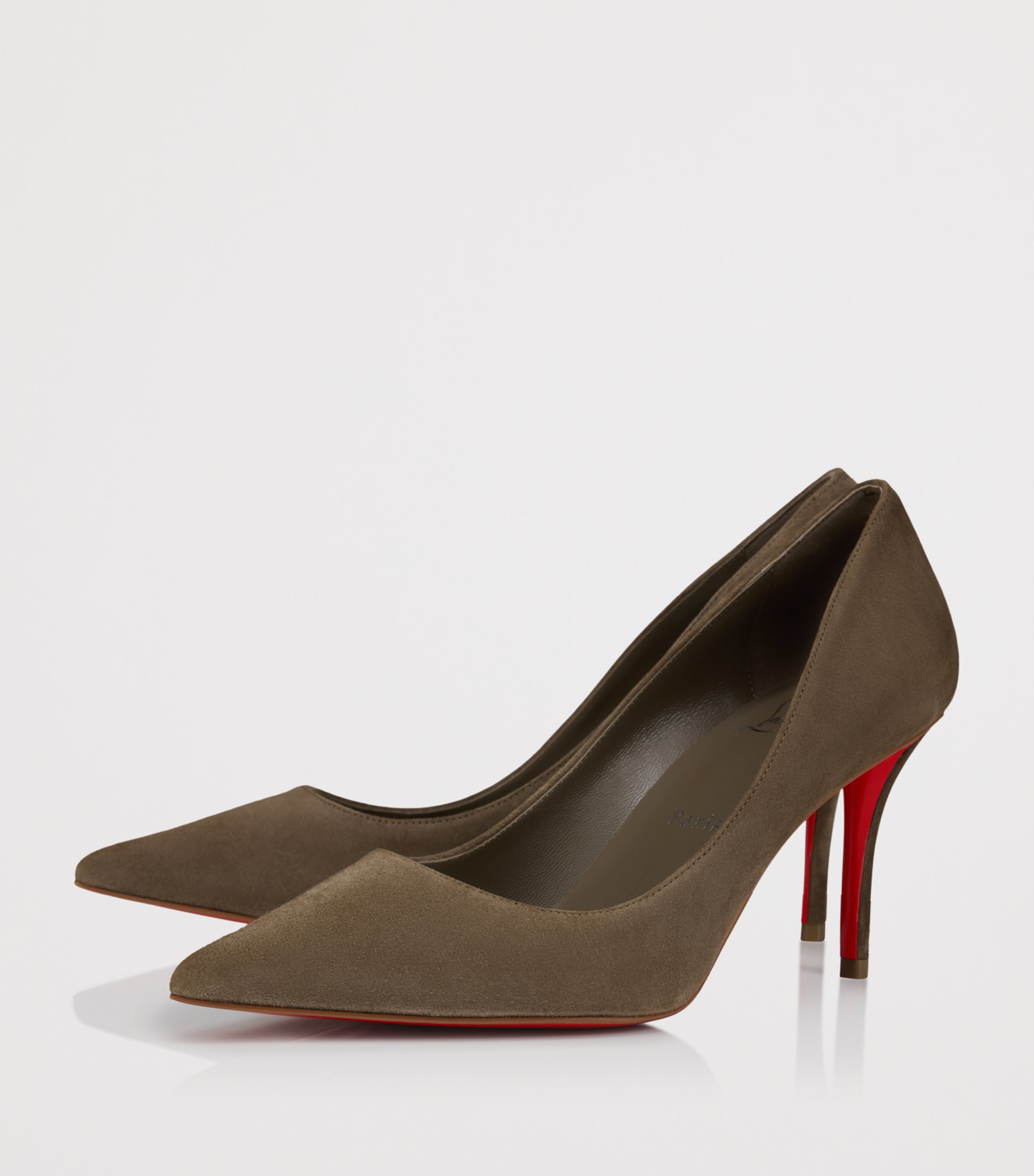 Christian Louboutin Miss Z 80 Suede Pumps Image 2