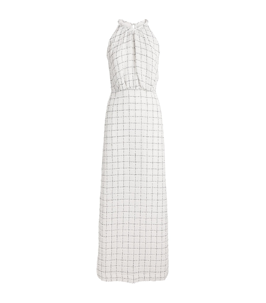 Liberowe Womens Tweed Celeste Maxi Dress White Image 1