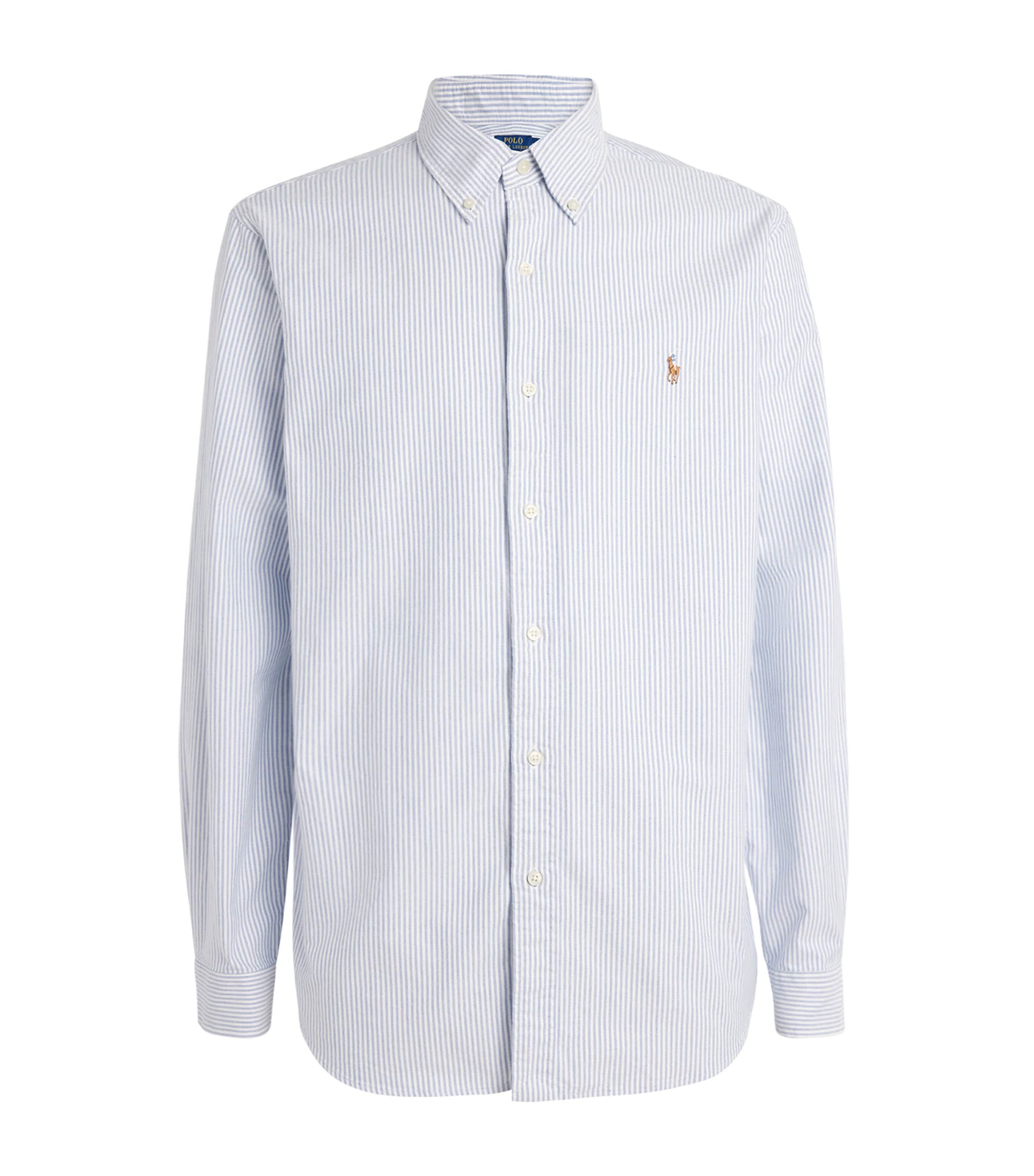 Striped Oxford Shirt BLUE/WHITE STRIPE Image 1