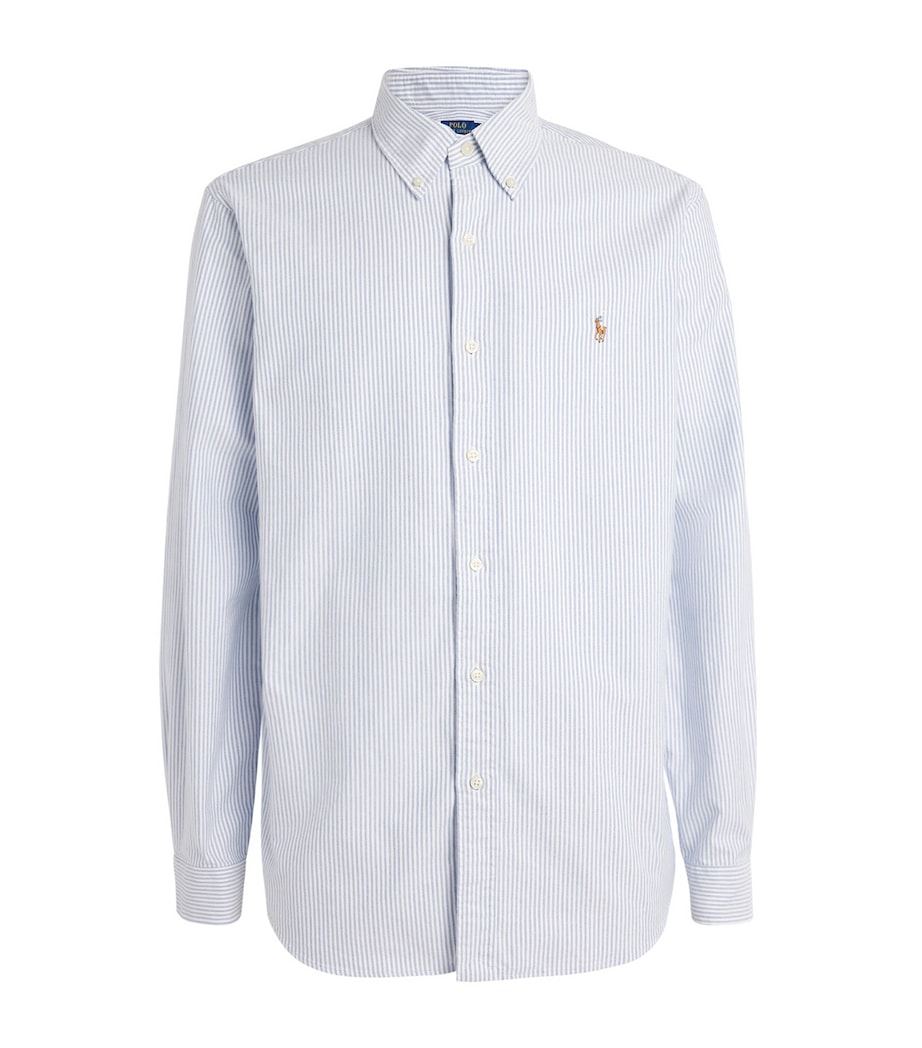 Striped Oxford Shirt BLUE/WHITE STRIPE Image 1