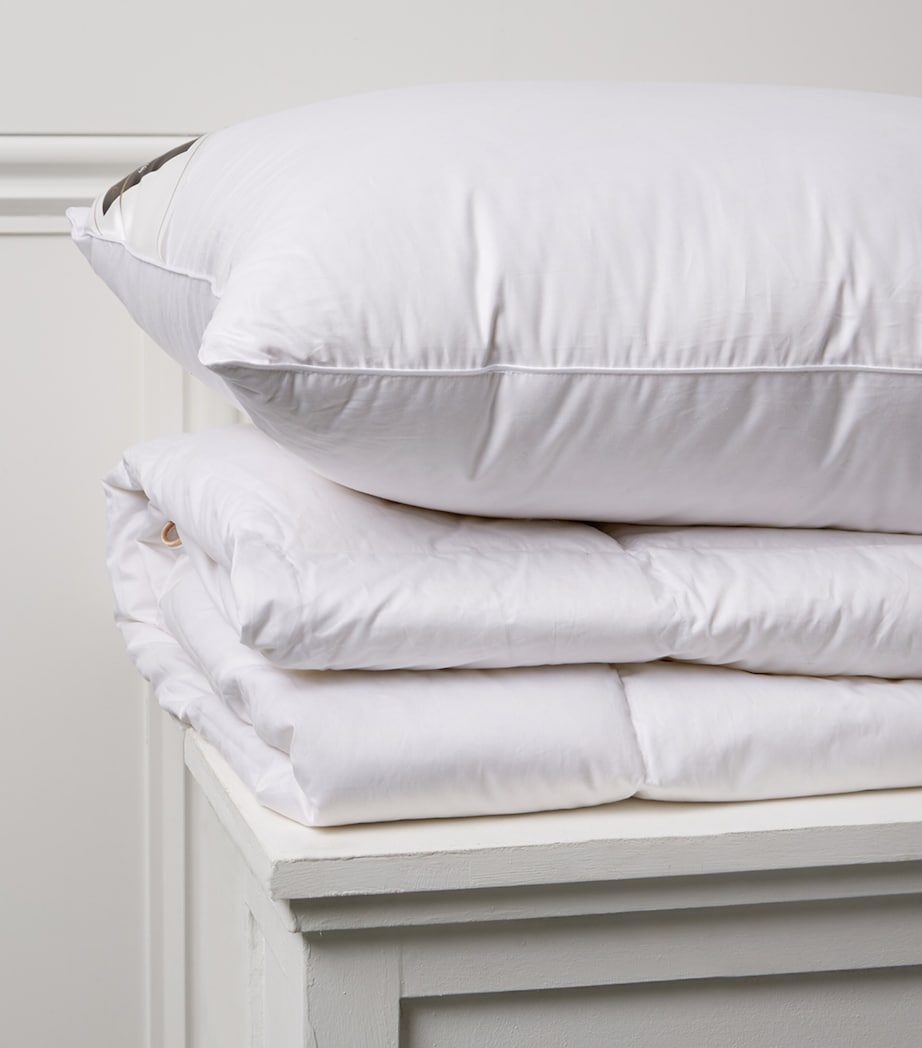 Hungarian Goose Down Soft Pillow (50cm x 75cm) WHITE Image 2