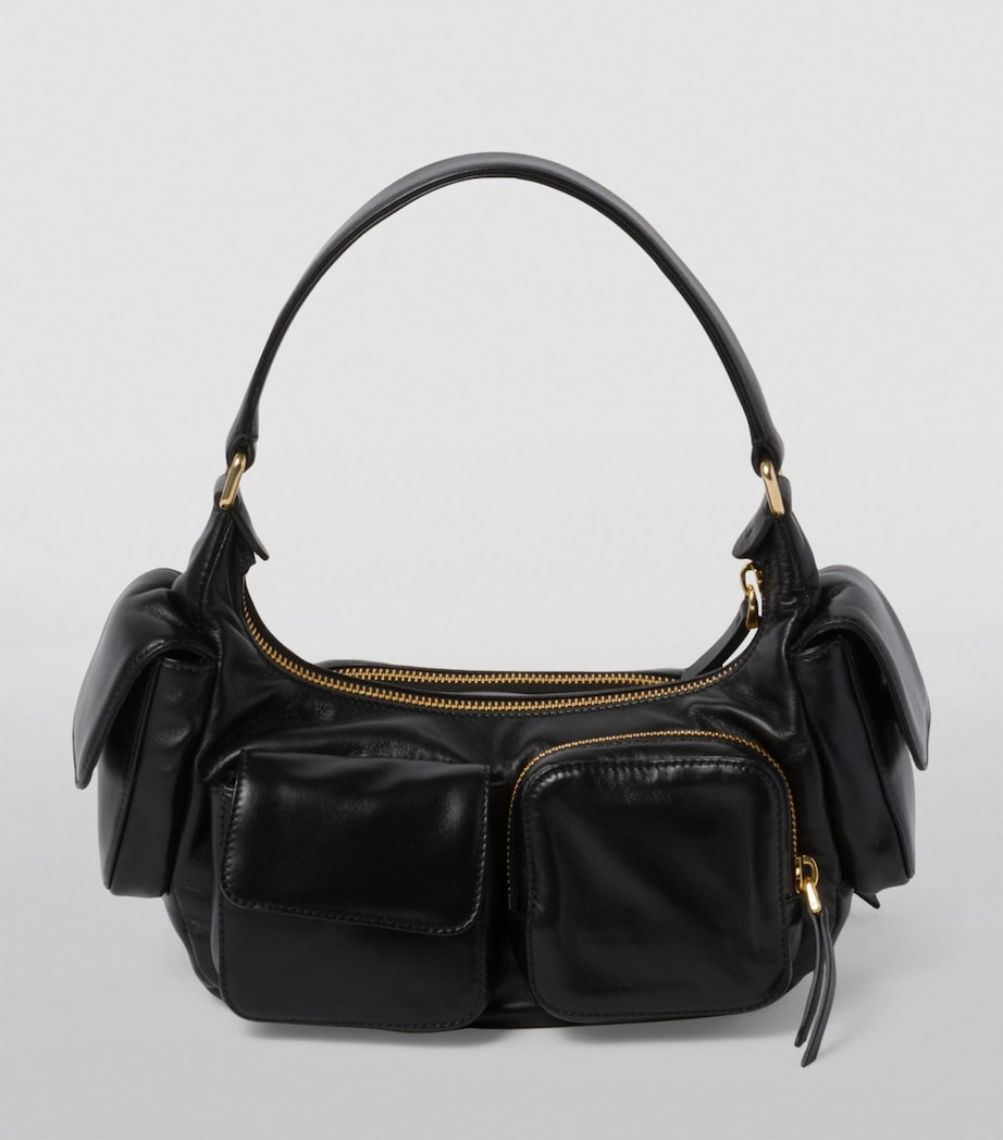Leather Pocket Shoulder Bag F0002 Image 3