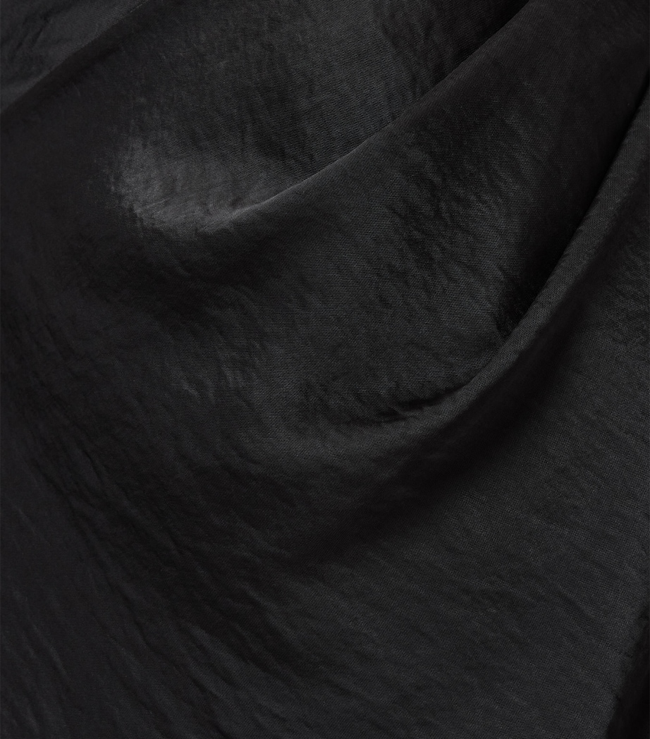 Satin Sami Skirt BLACK Image 8