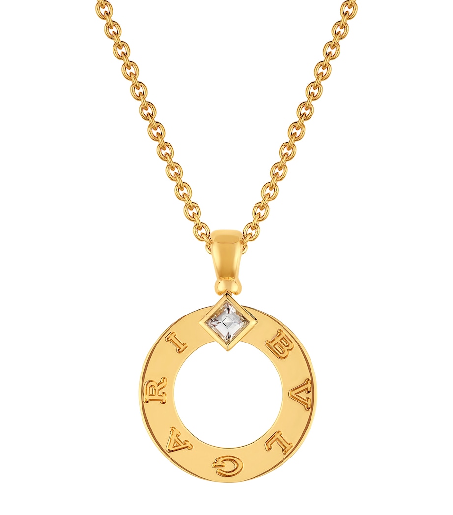 Yellow Gold and Diamond BVLGARI BVLGARI Necklace YELLOW GOLD Image 1