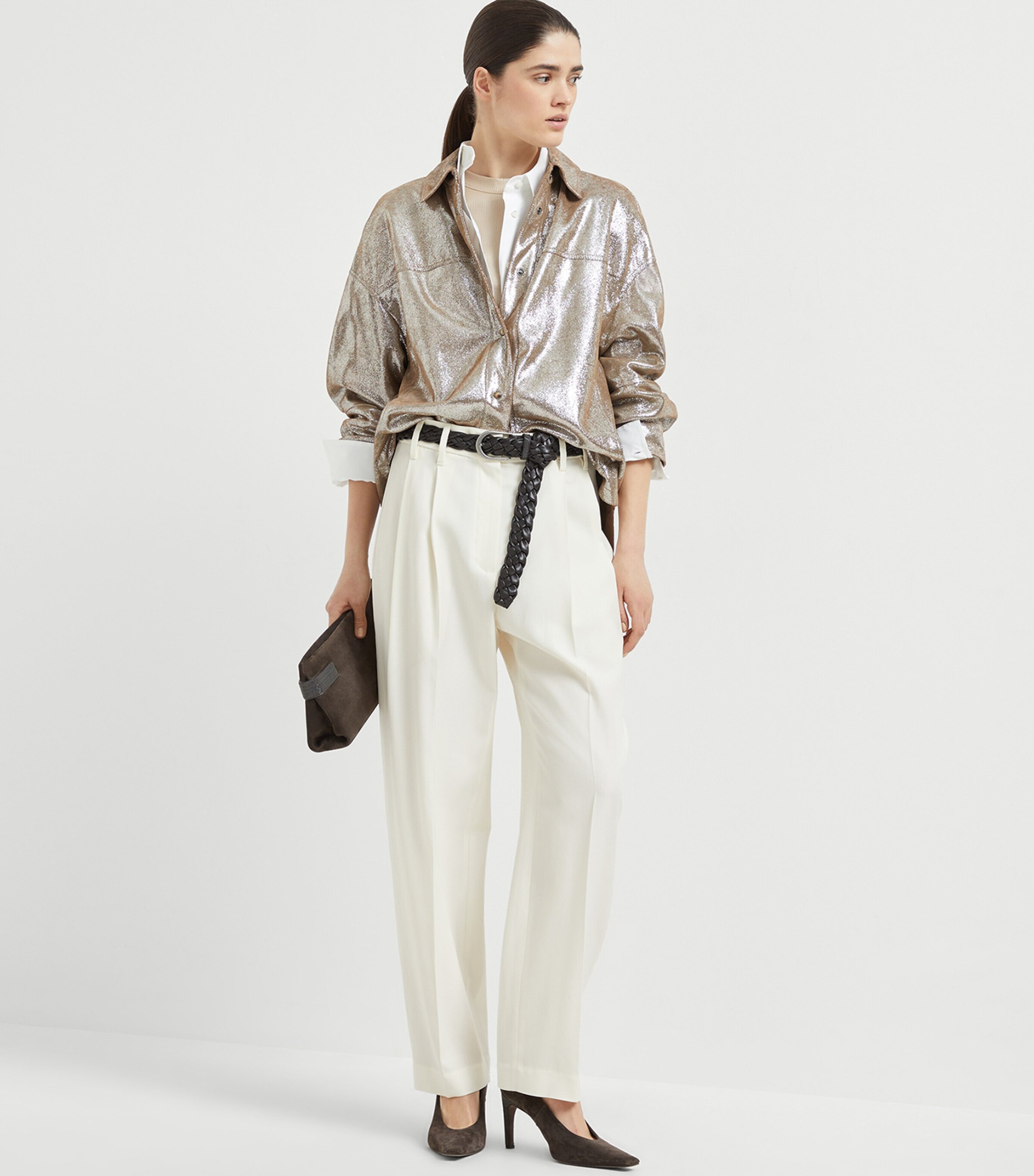 Stretch-Cotton Monili T-Shirt C002 Image 4